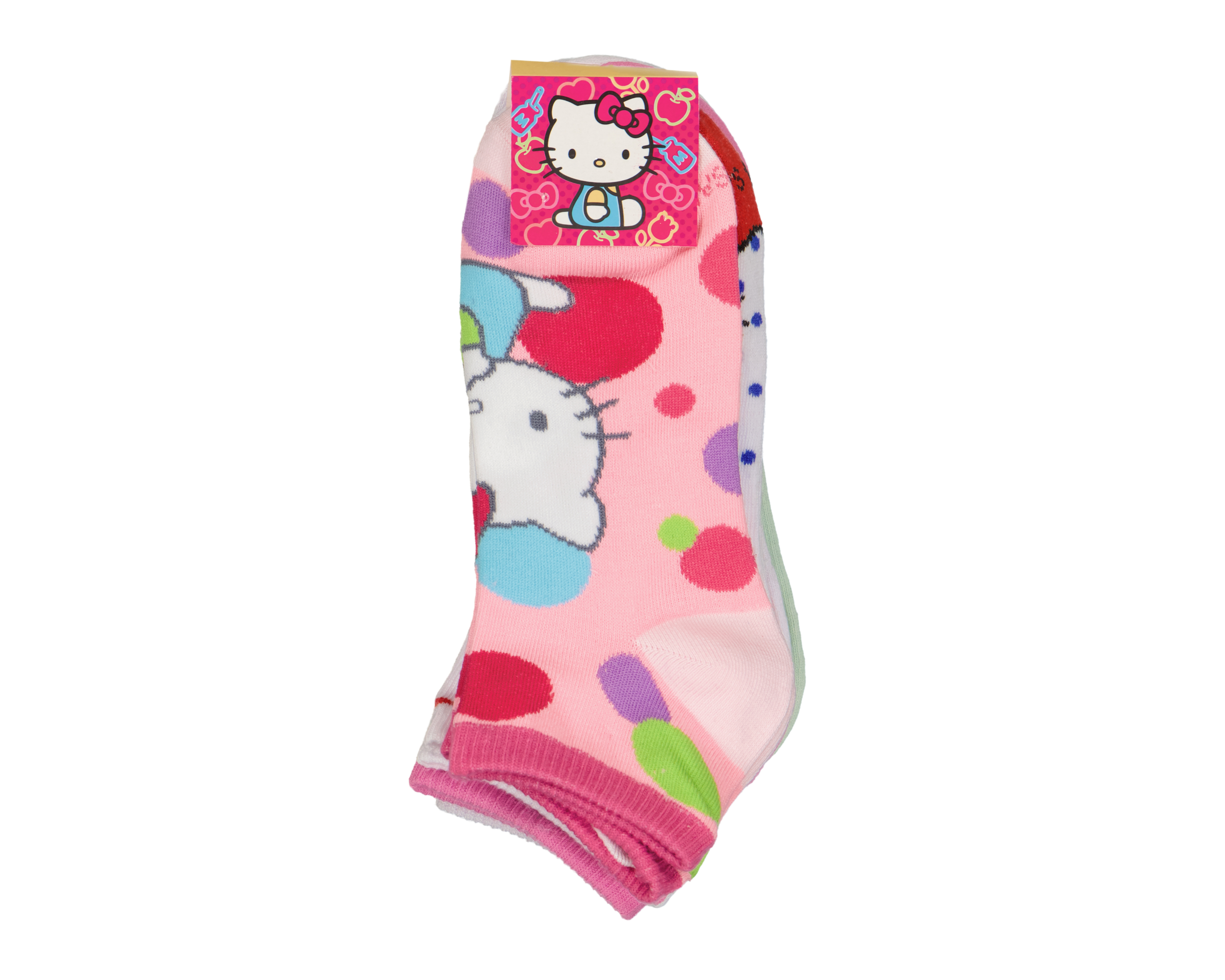 Foto 4 pulgar | Foto 3 | Calcetas Hello Kitty para Mujer 5 Pares