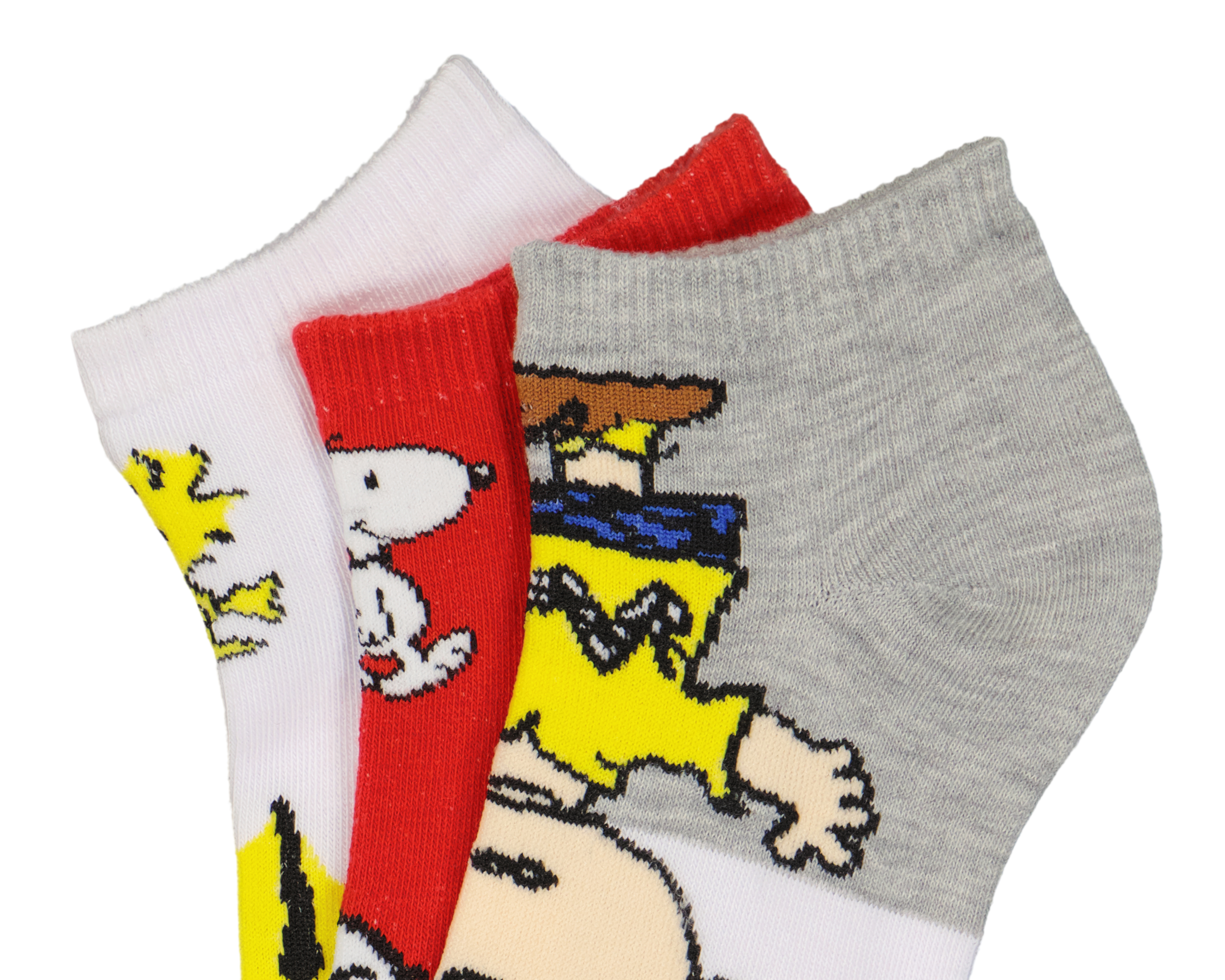 Foto 3 pulgar | Foto 2 | Calcetas Peanuts para Mujer 3 Pares