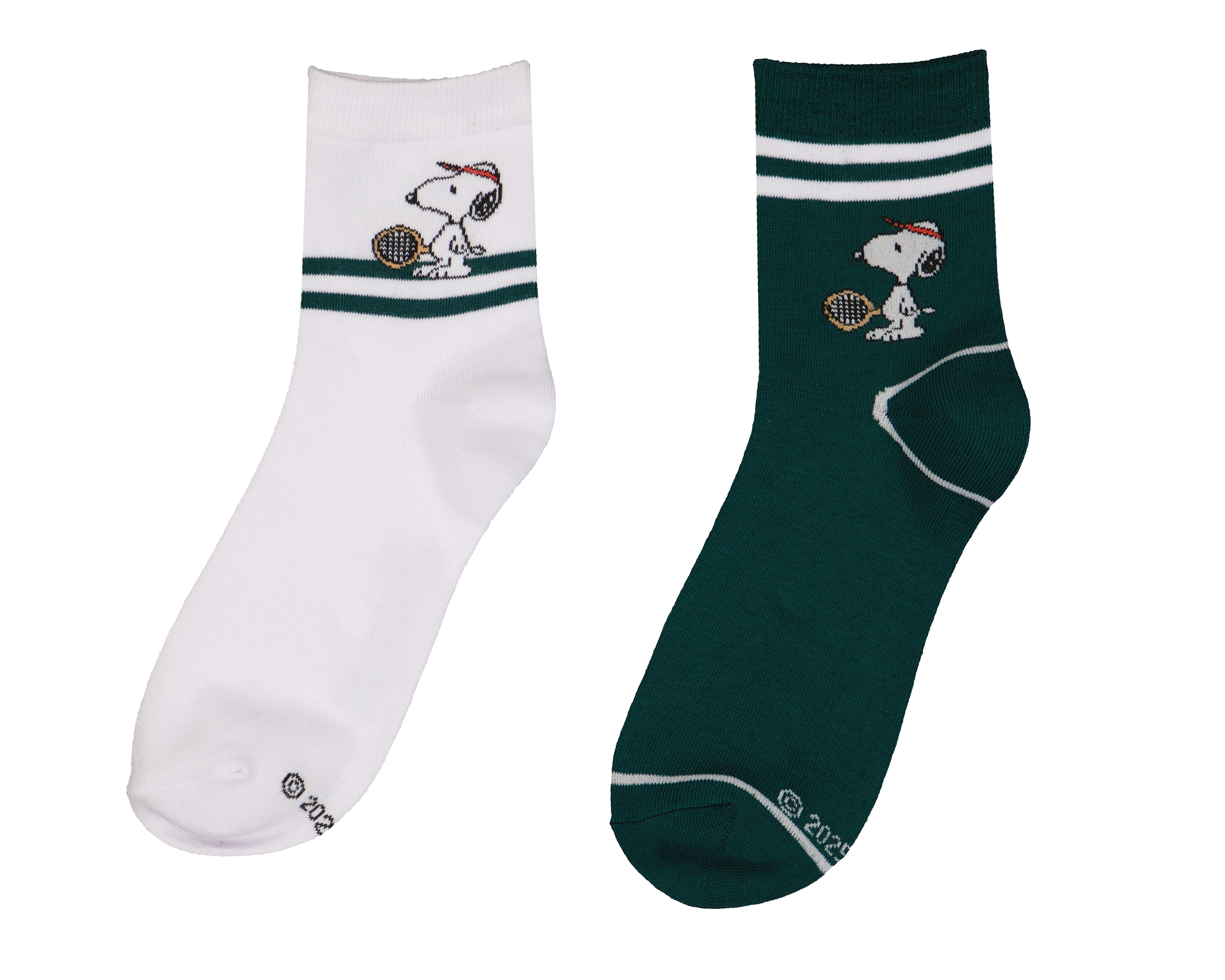 Calcetas Largas Peanuts para Mujer 2 Pares