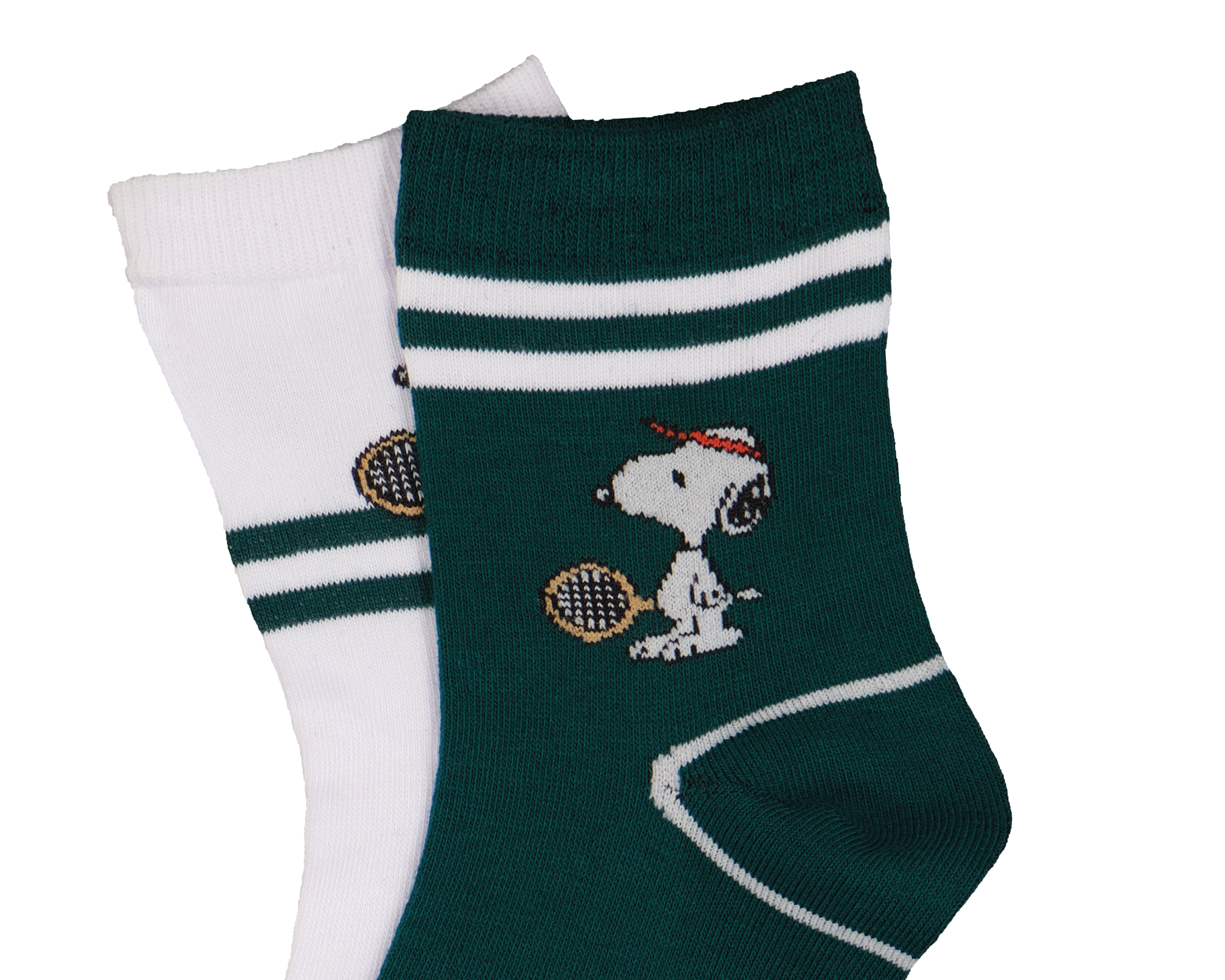 Foto 3 pulgar | Foto 2 | Calcetas Largas Peanuts para Mujer 2 Pares