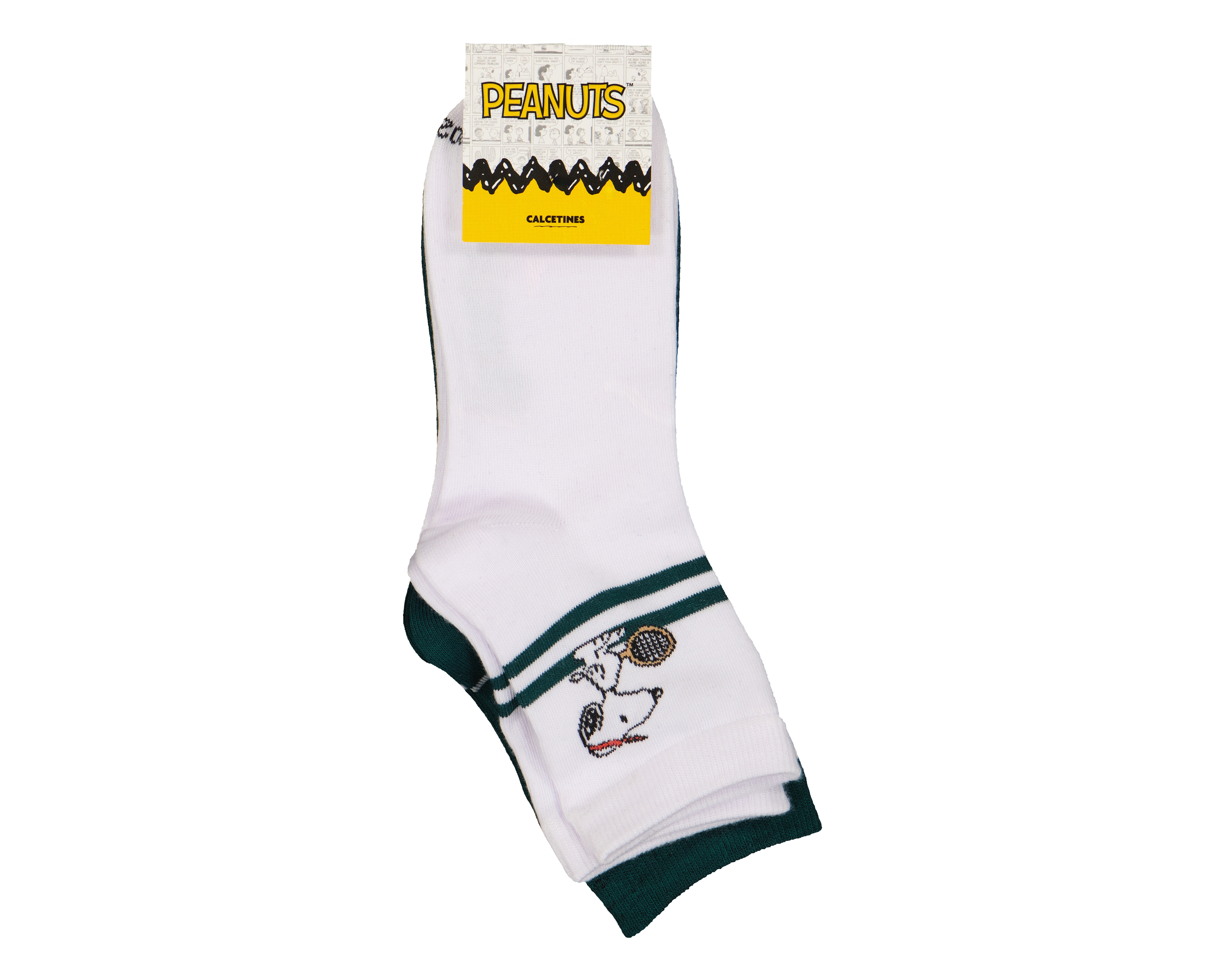 Foto 4 pulgar | Foto 3 | Calcetas Largas Peanuts para Mujer 2 Pares