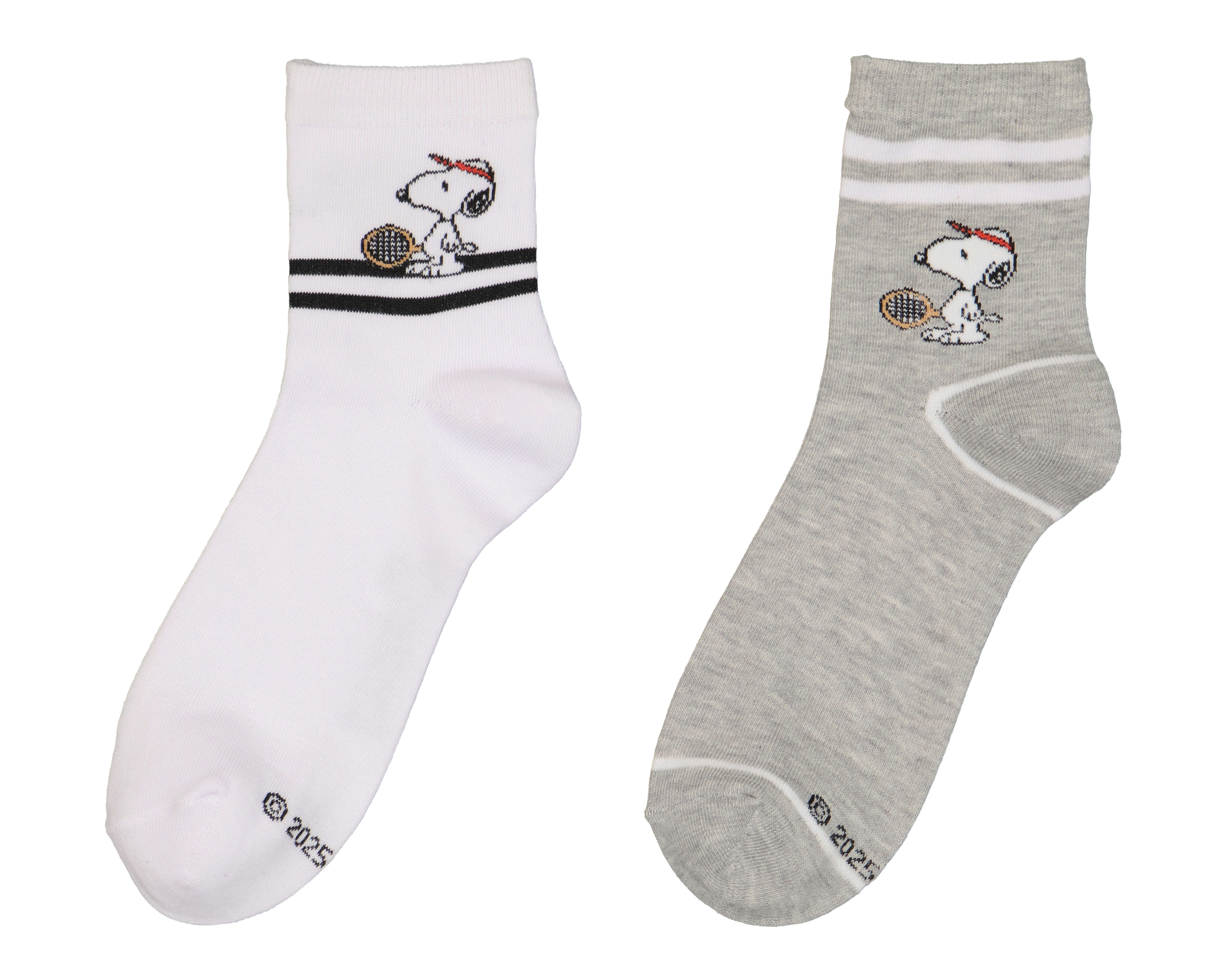 Calcetas Largas Peanuts para Mujer 2 Pares