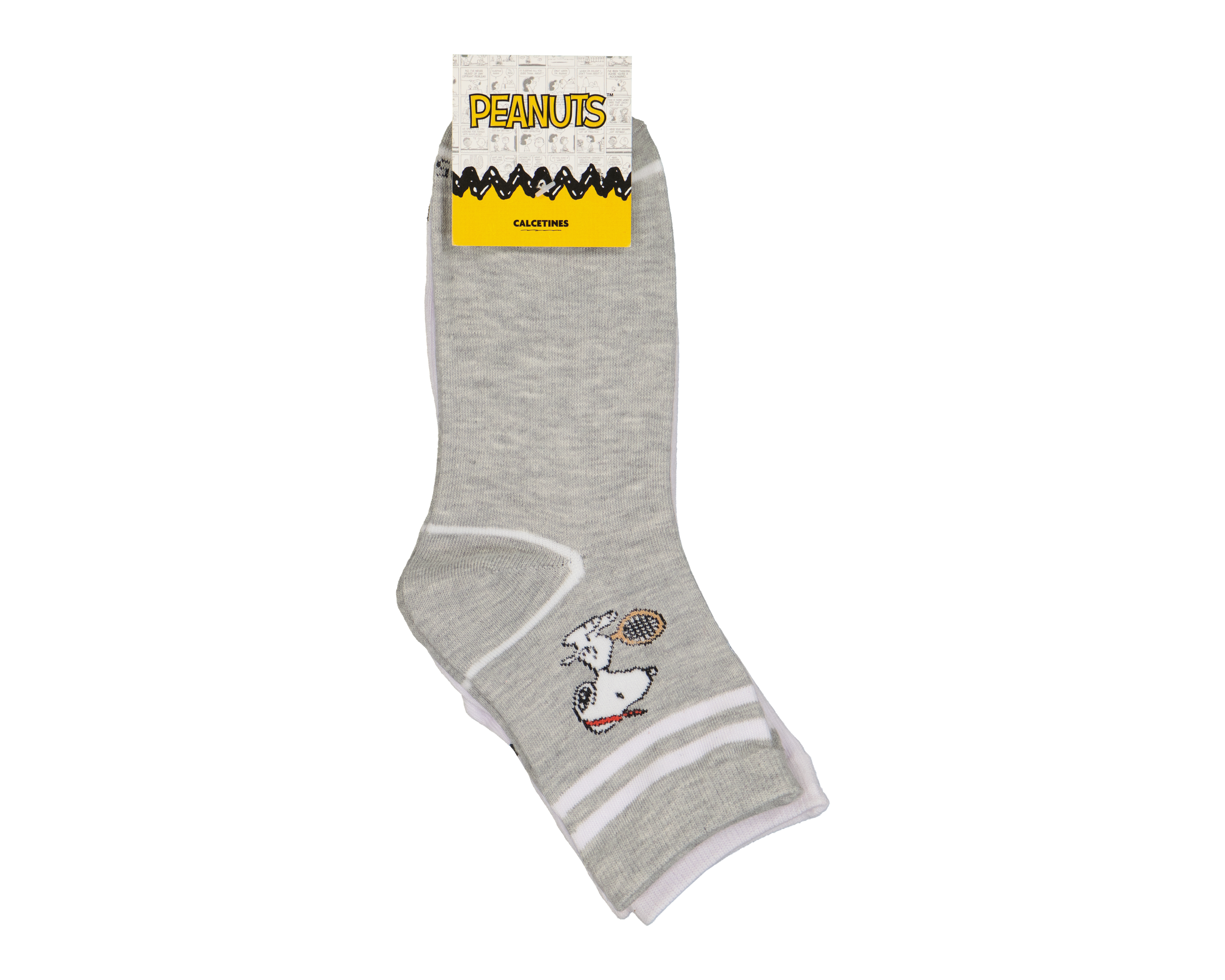 Foto 3 | Foto 3 | Calcetas Largas Peanuts para Mujer 2 Pares