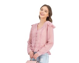 Blusa 18 Forever Manga Larga para Mujer