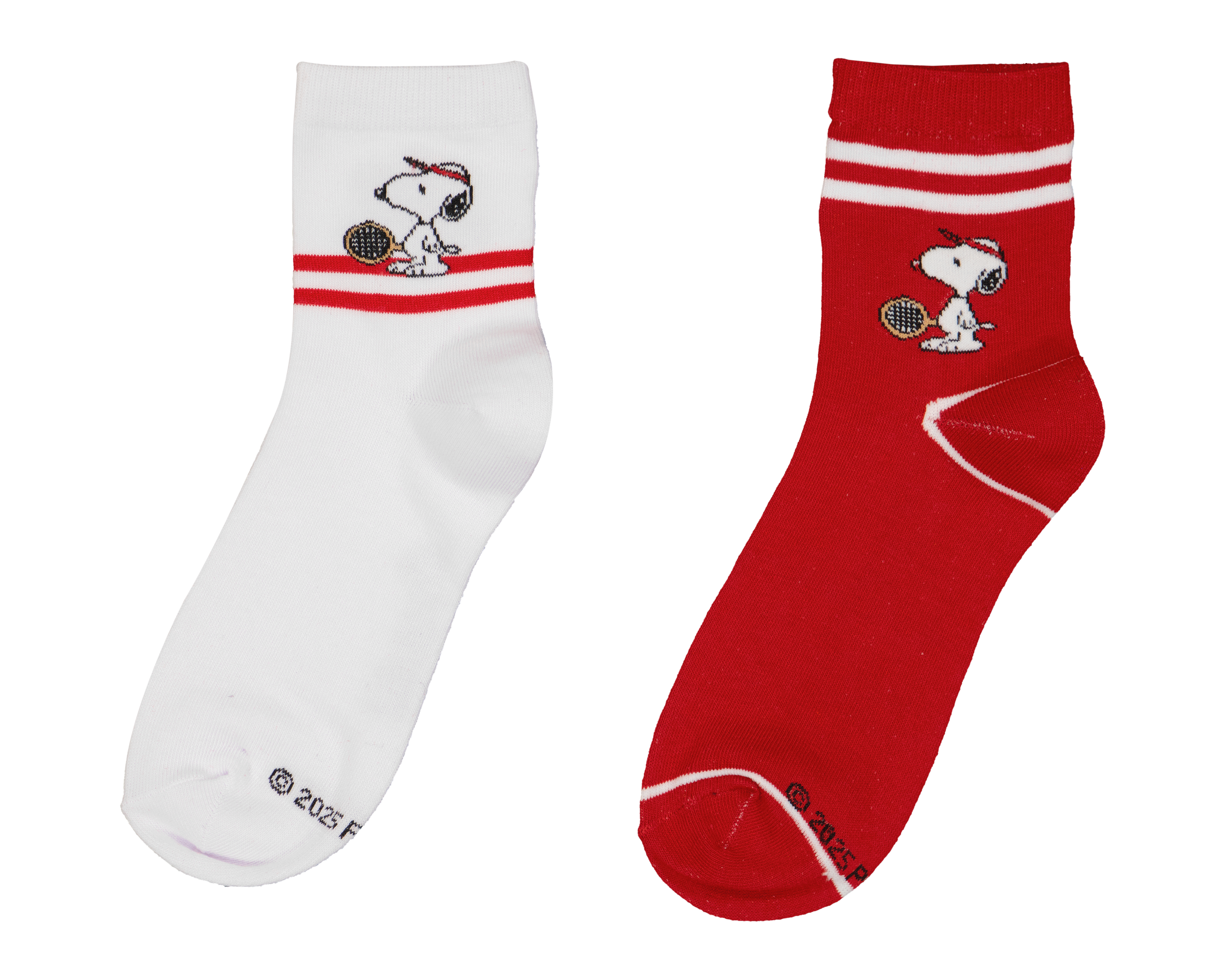 Calcetas Largas Peanuts para Mujer 2 Pares