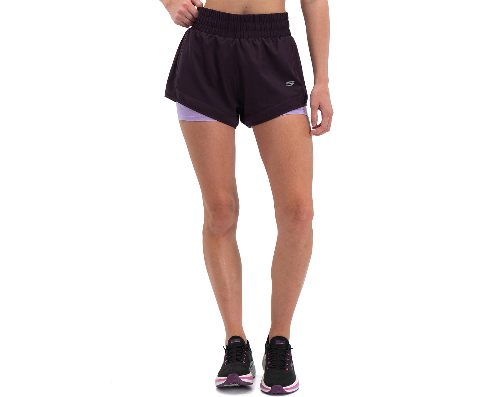 Foto 2 pulgar | Foto 1 | Short Skechers de Entrenamiento para Mujer