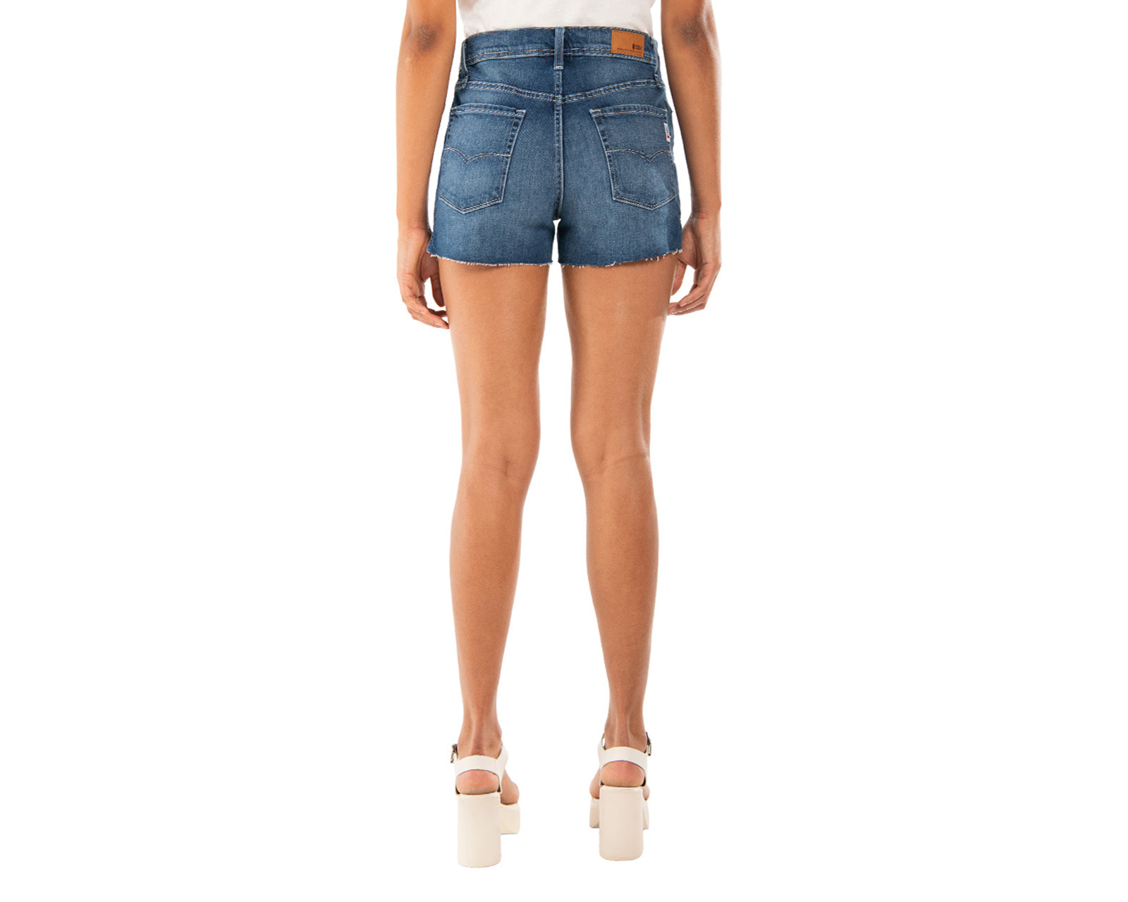 Foto 4 pulgar | Foto 3 | Short Oggi Azul para Mujer