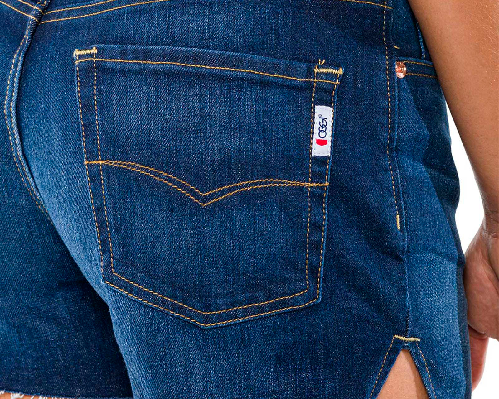 Foto 5 pulgar | Foto 4 | Short Oggi de Mezclilla para Mujer