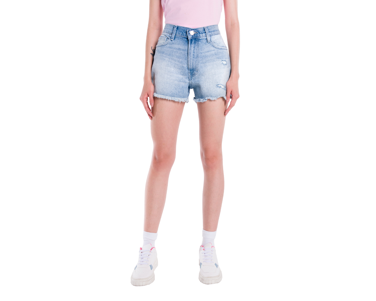 Short Oggi Deslavado para Mujer