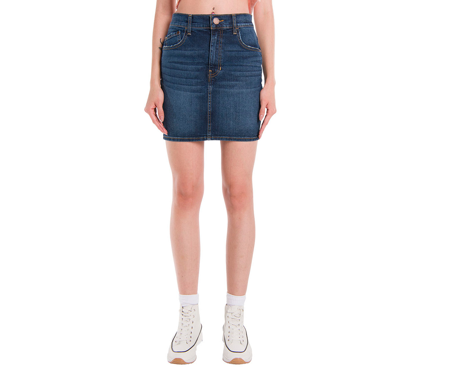 Falda Corta Oggi de Mezclilla para Mujer