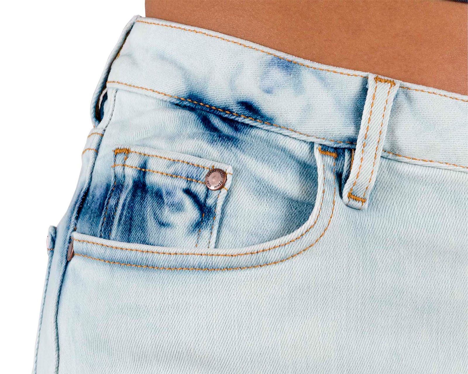 Foto 5 pulgar | Foto 4 | Falda Corta Oggi Azul para Mujer