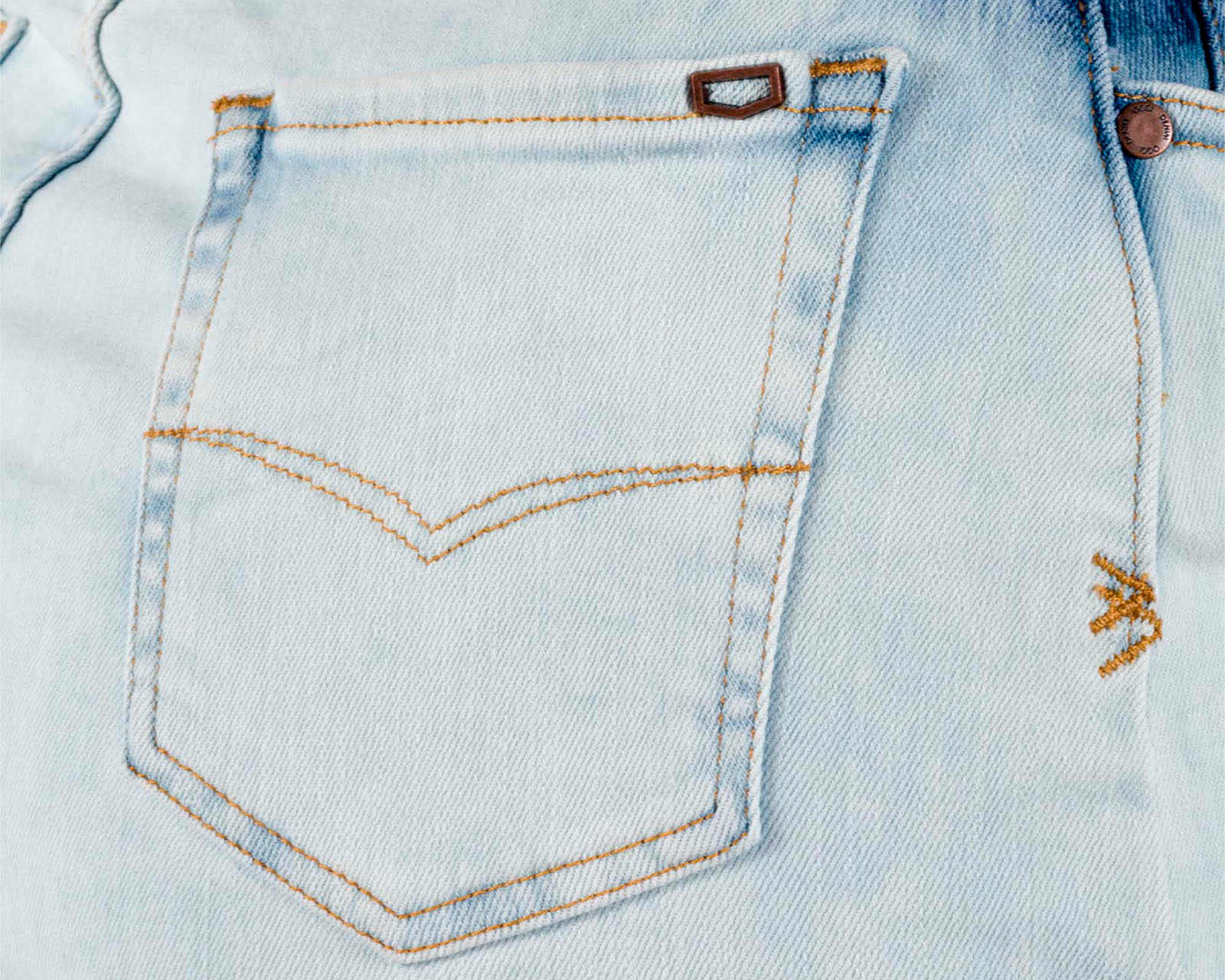 Foto 6 pulgar | Foto 5 | Falda Corta Oggi Azul para Mujer