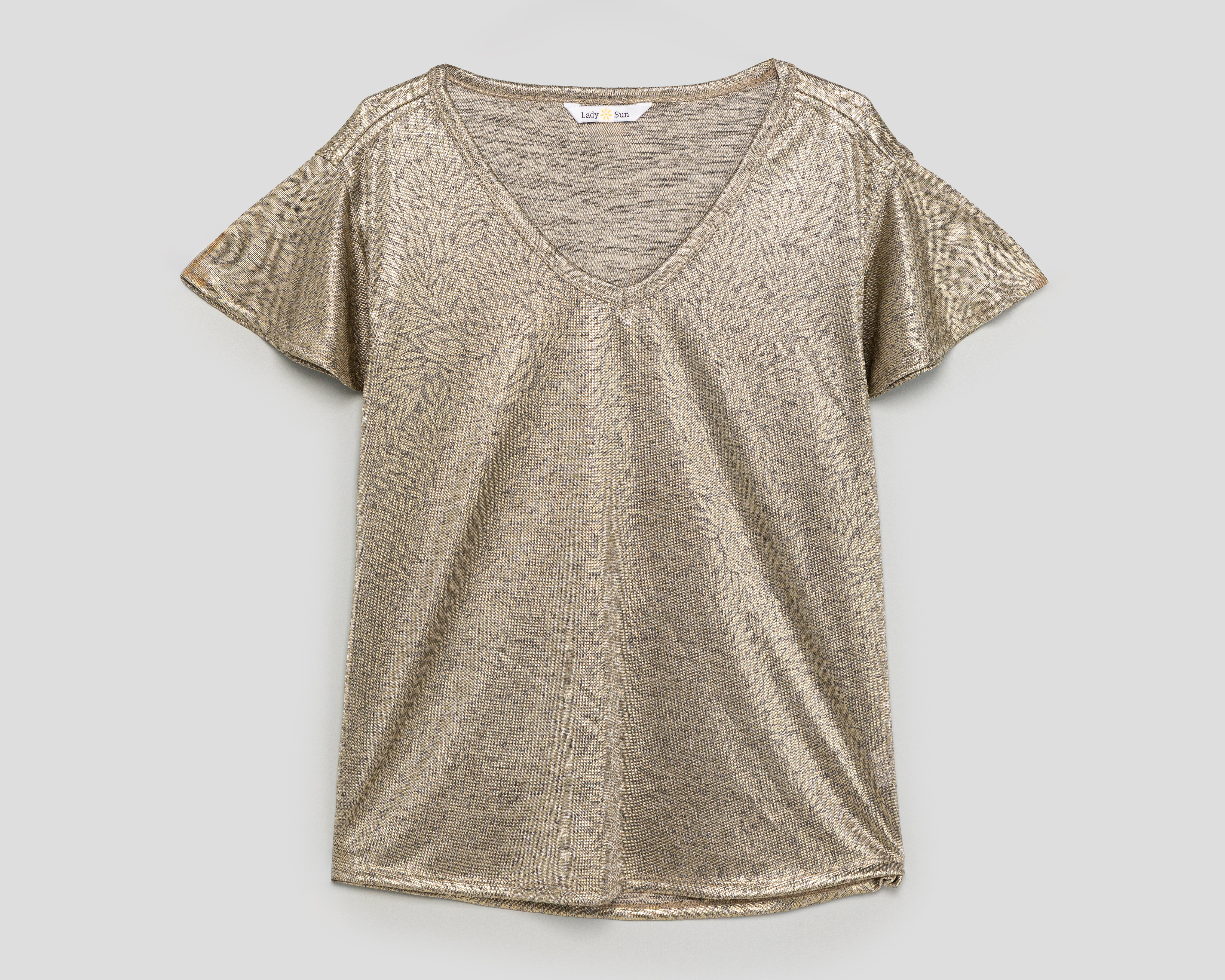 Playera Dorada Lady Sun para Mujer