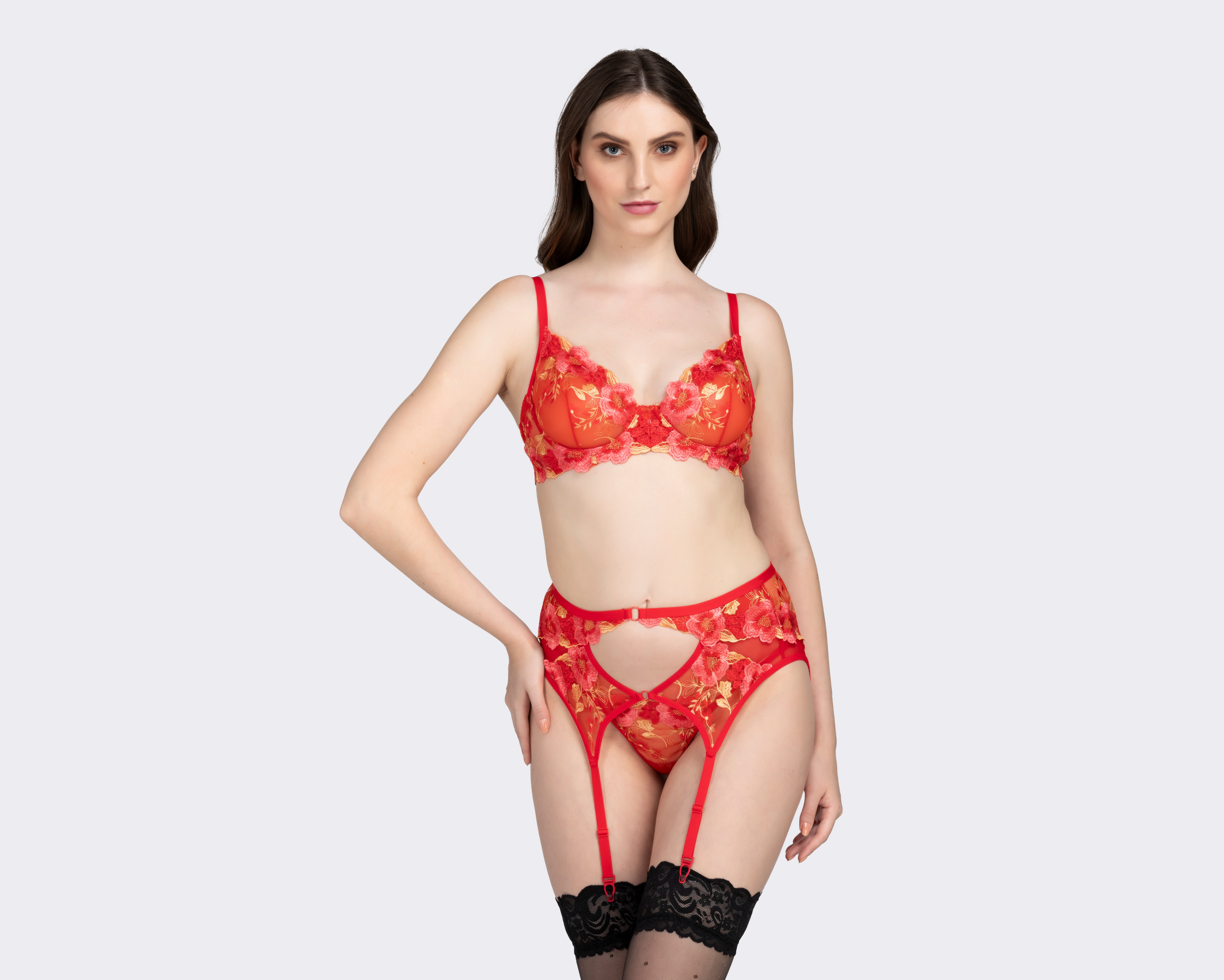 Baby Doll Bony de Encaje para Mujer