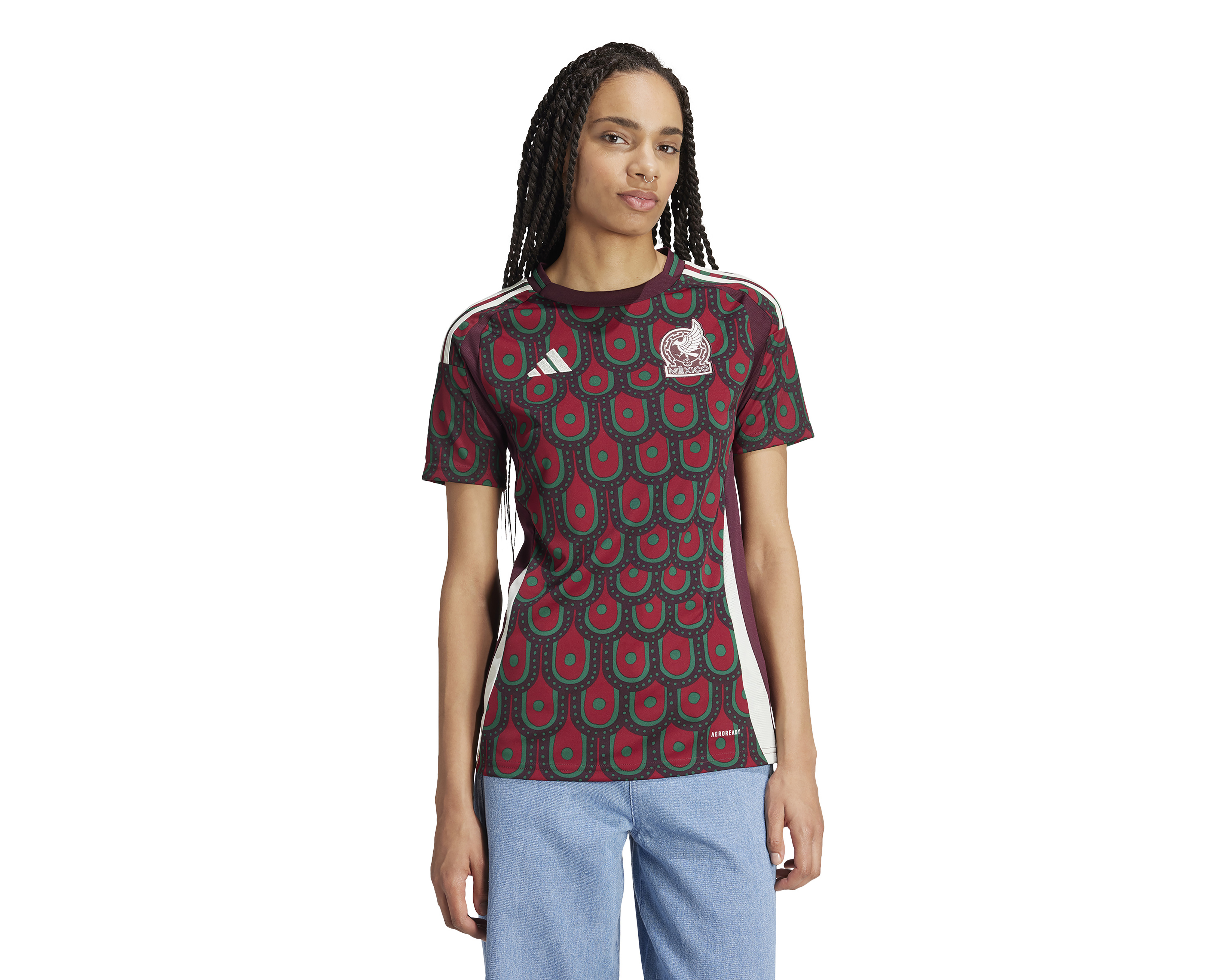Foto 2 pulgar | Foto 1 | Jersey Adidas Selección Nacional de México Femenil Local 2024-2025