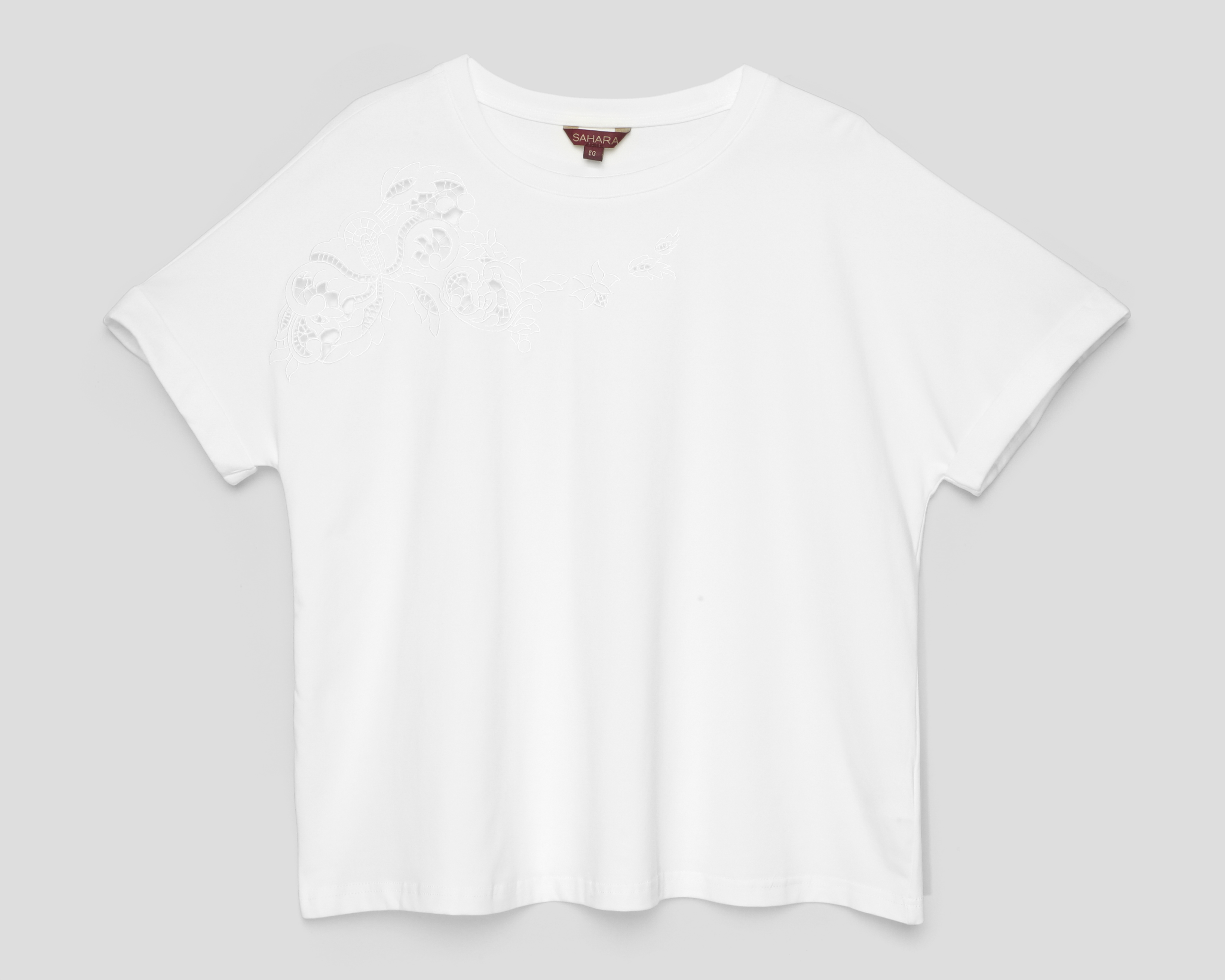 Foto 2 pulgar | Foto 1 | Playera Blanca Sahara para Mujer