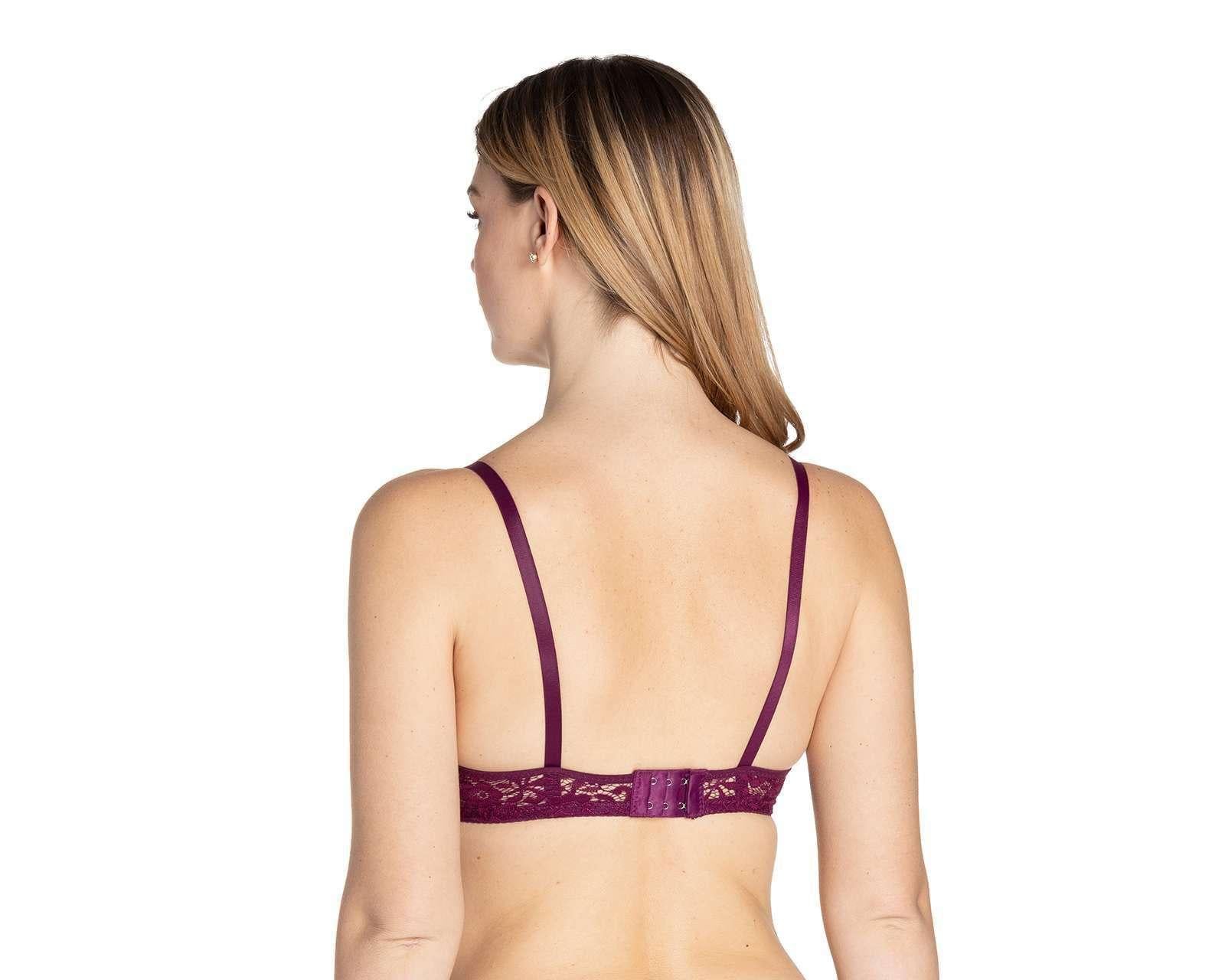 Foto 4 pulgar | Foto 3 | Brasier Copa Completa con Encaje Eva tu Estilo Íntimo para Mujer 3 Piezas