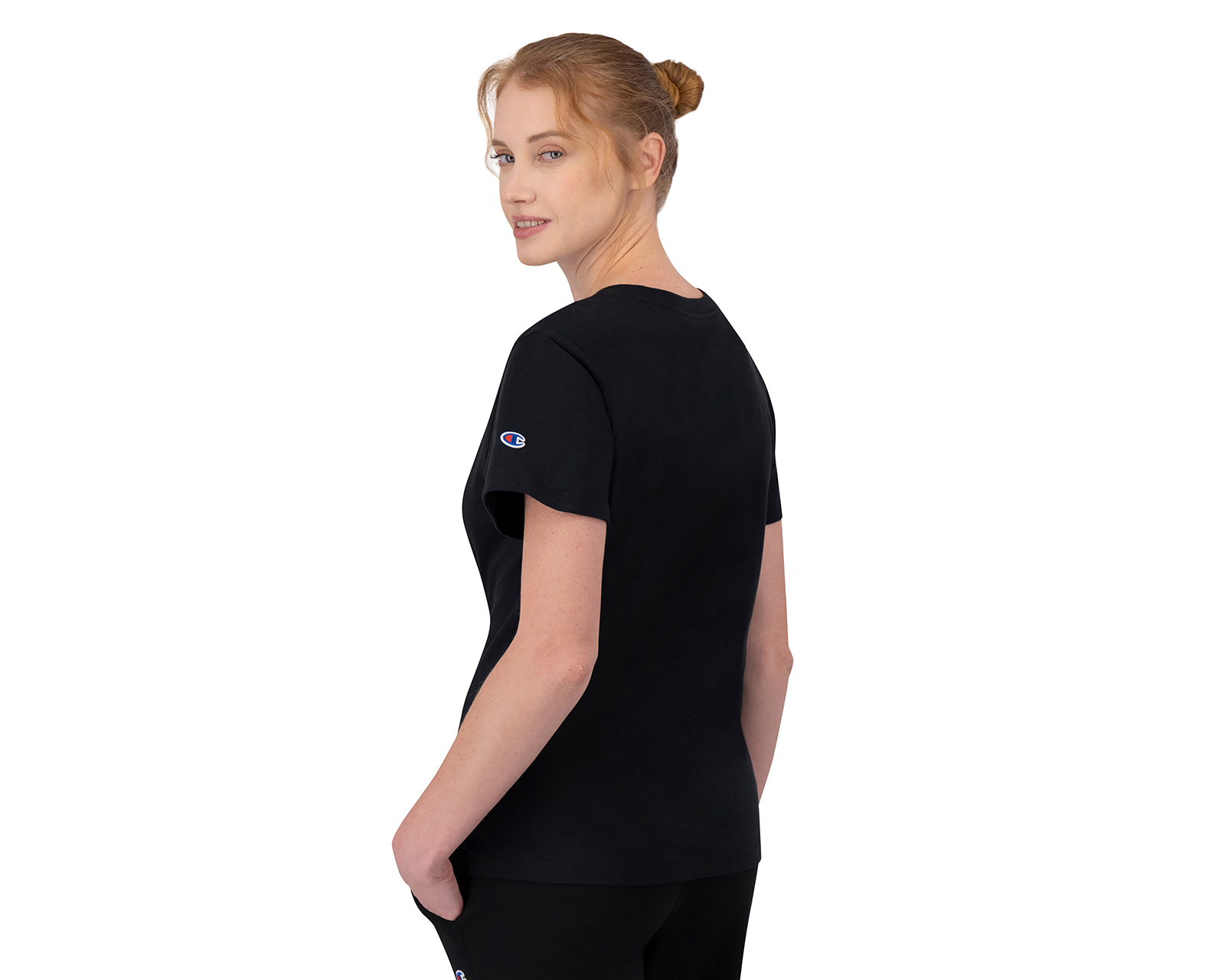 Foto 3 pulgar | Foto 2 | Playera Deportiva Champion Shadow Script para Mujer
