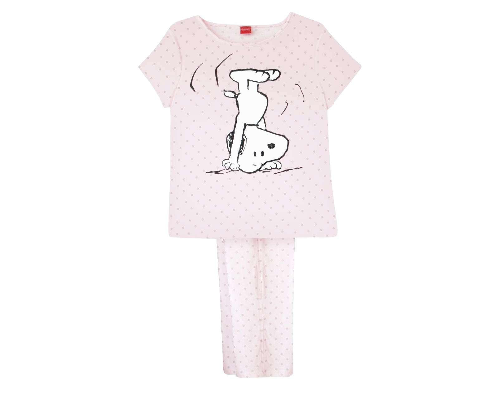 Foto 5 | Foto 5 | Pijama Peanuts para Mujer 2 Piezas