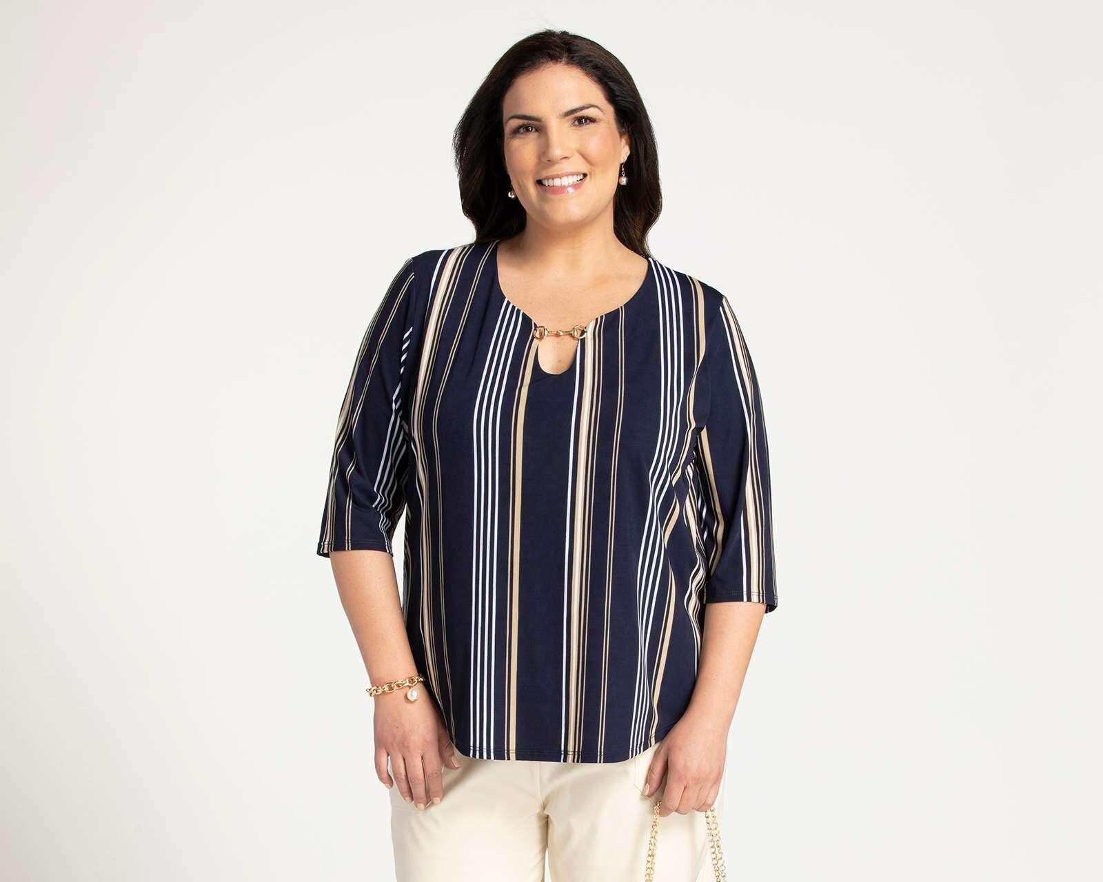 Blusa Sahara Manga 3/4 para Mujer