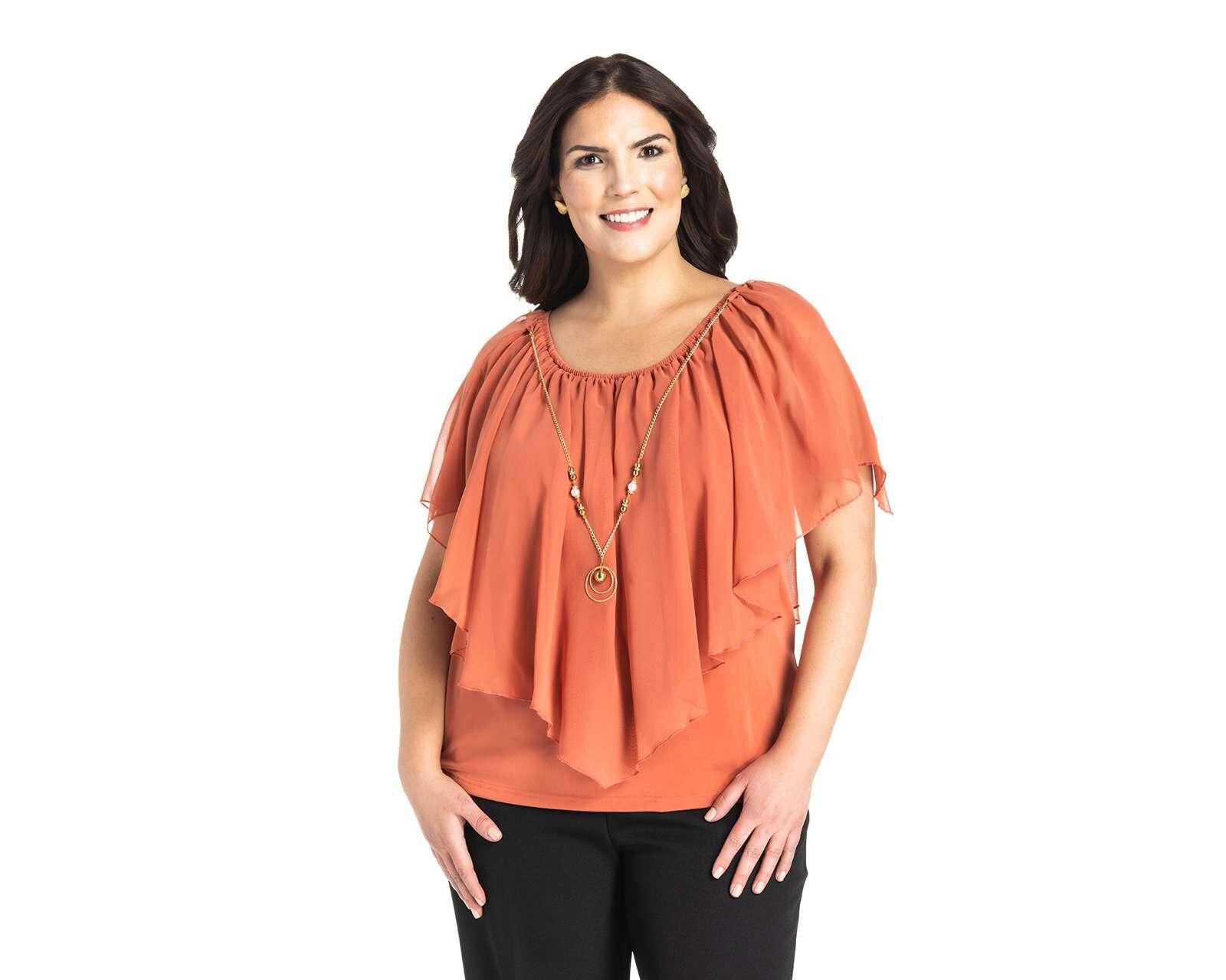 Blusa Sahara Manga Corta