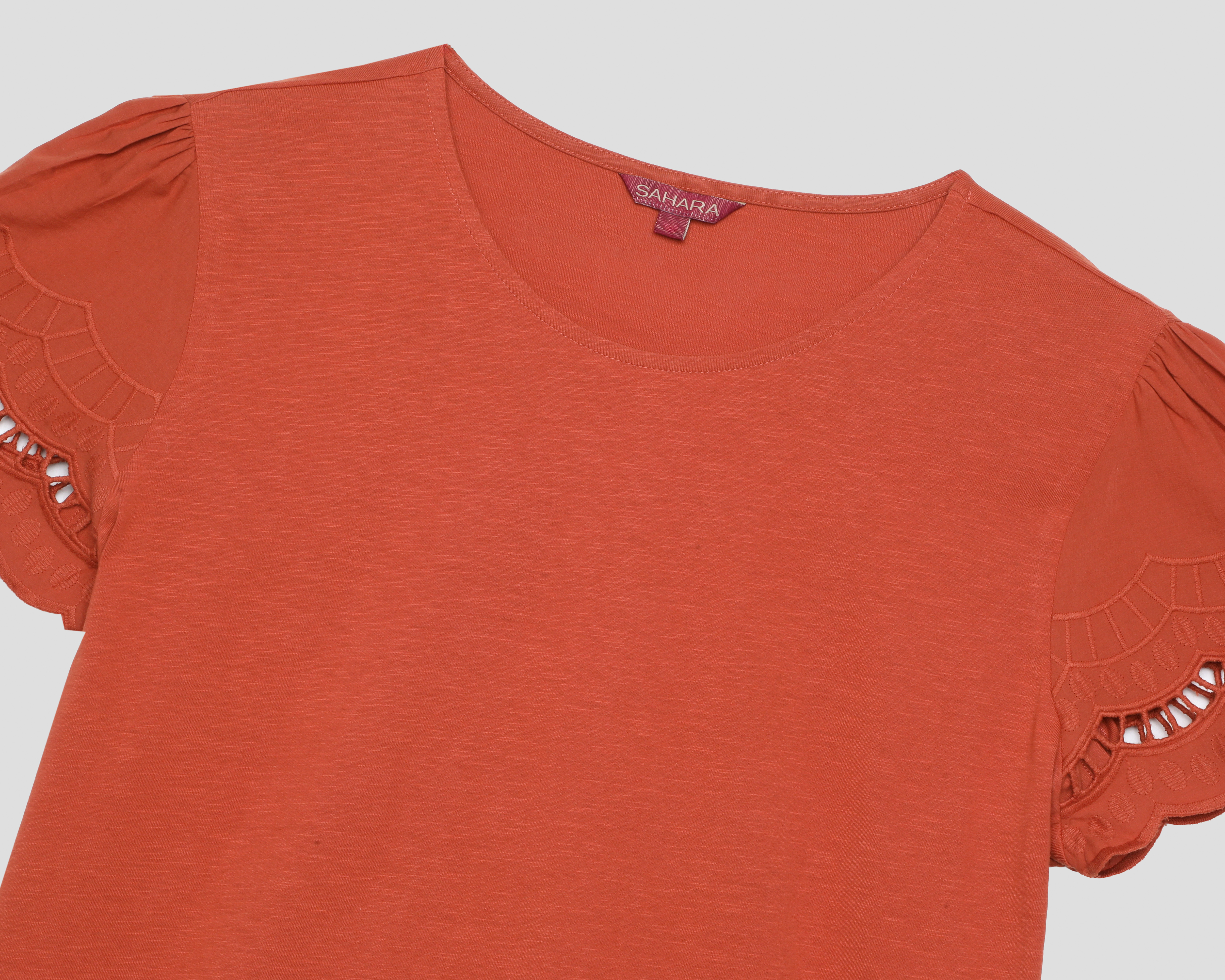 Foto 4 pulgar | Foto 3 | Blusa Manga Corta Sahara para Mujer