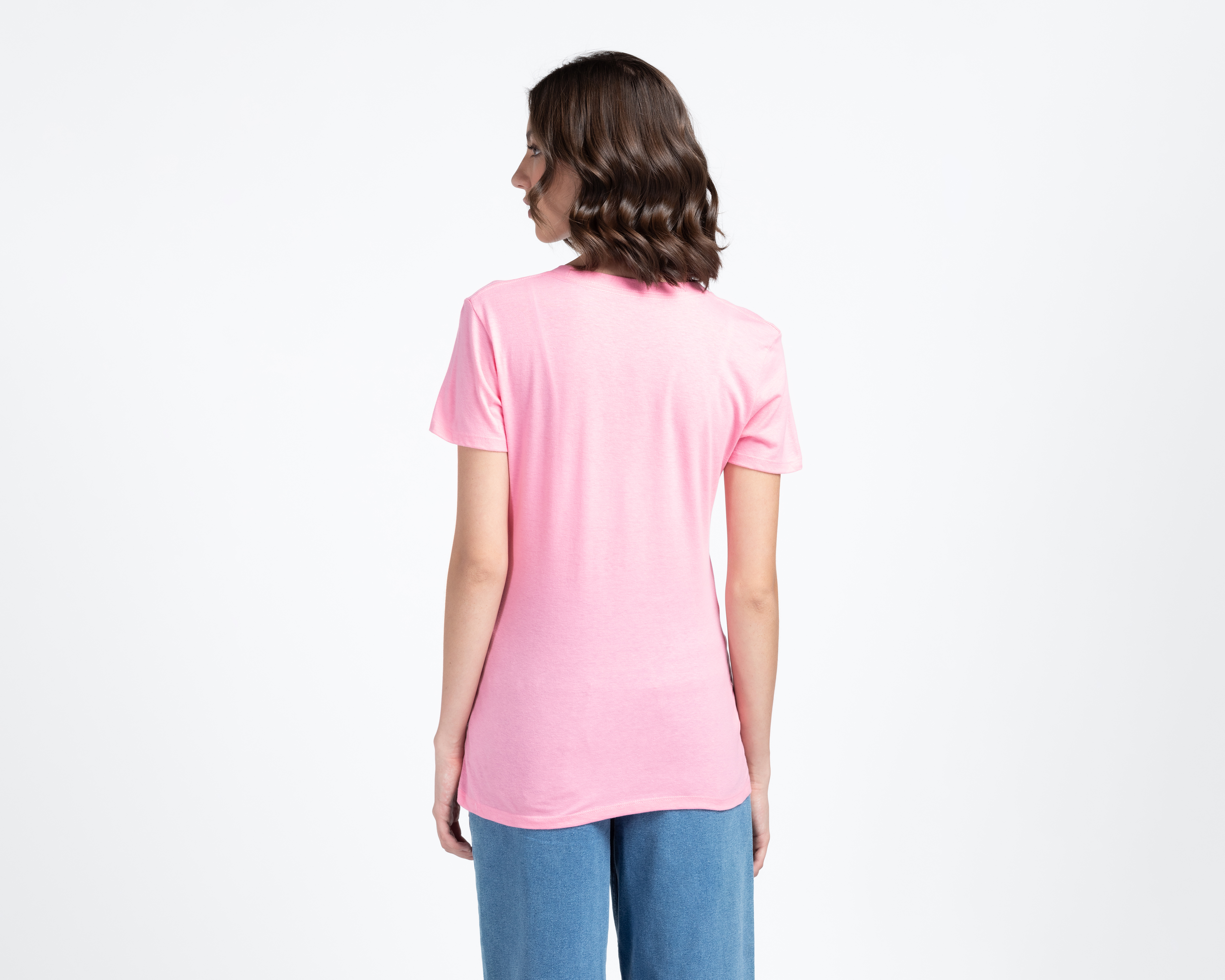 Foto 3 pulgar | Foto 2 | Playera The Simpsons Rosa para Mujer