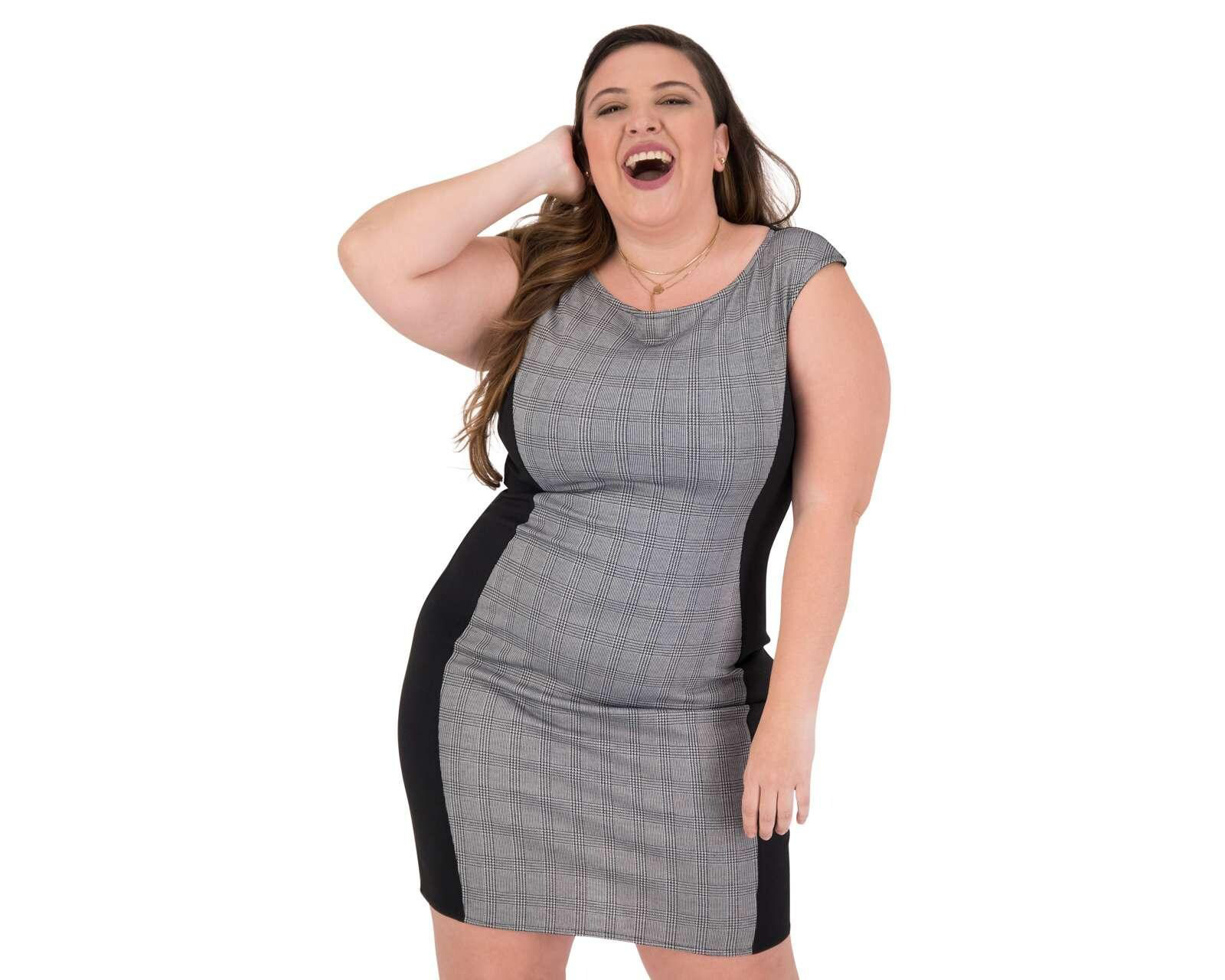 Foto 4 | Foto 5 | Vestido Sahara Formal Gris con Estampado