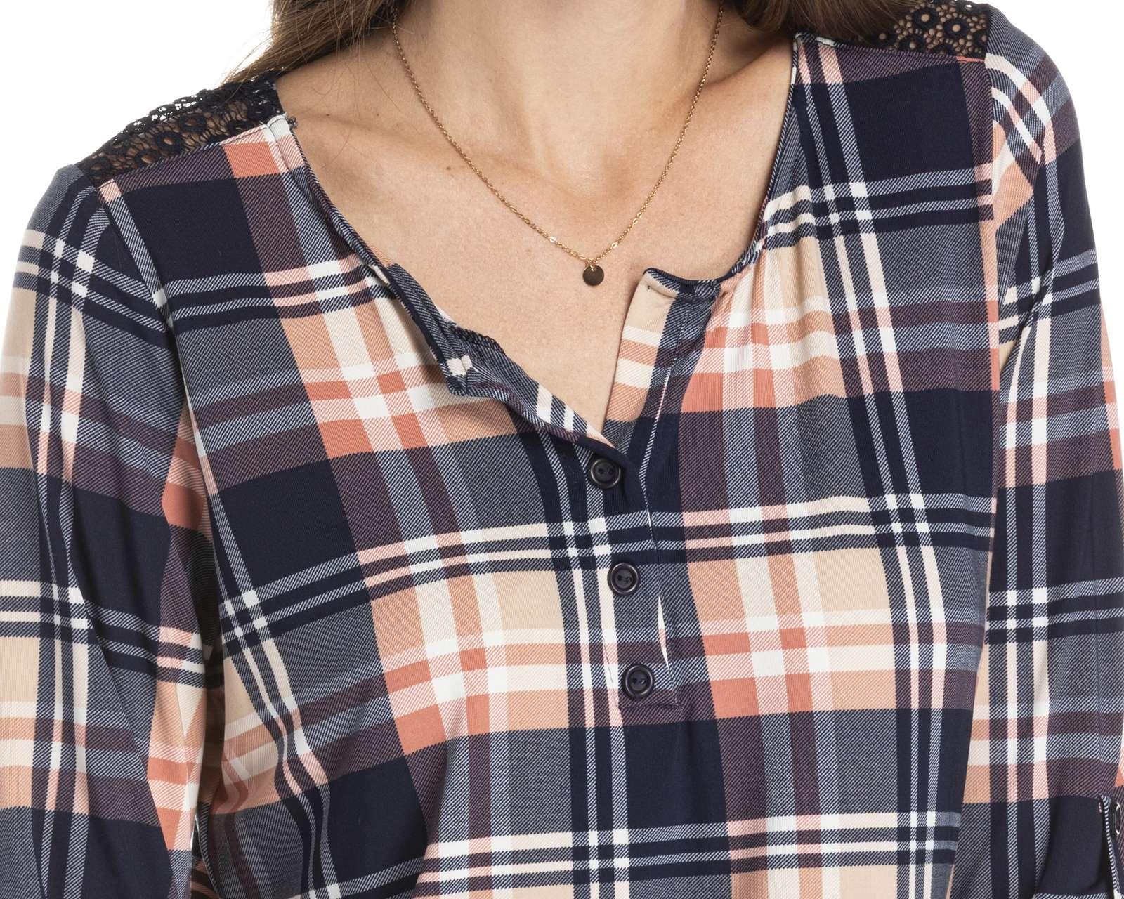 Foto 4 pulgar | Foto 3 | Blusa Sahara a Cuadros