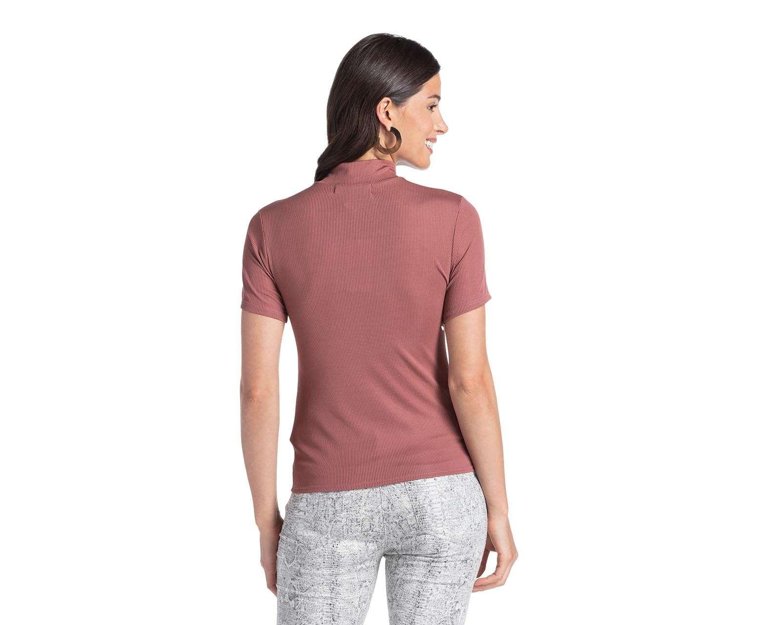 Foto 4 pulgar | Foto 3 | Blusa Refill Manga Corta Cuello Alto