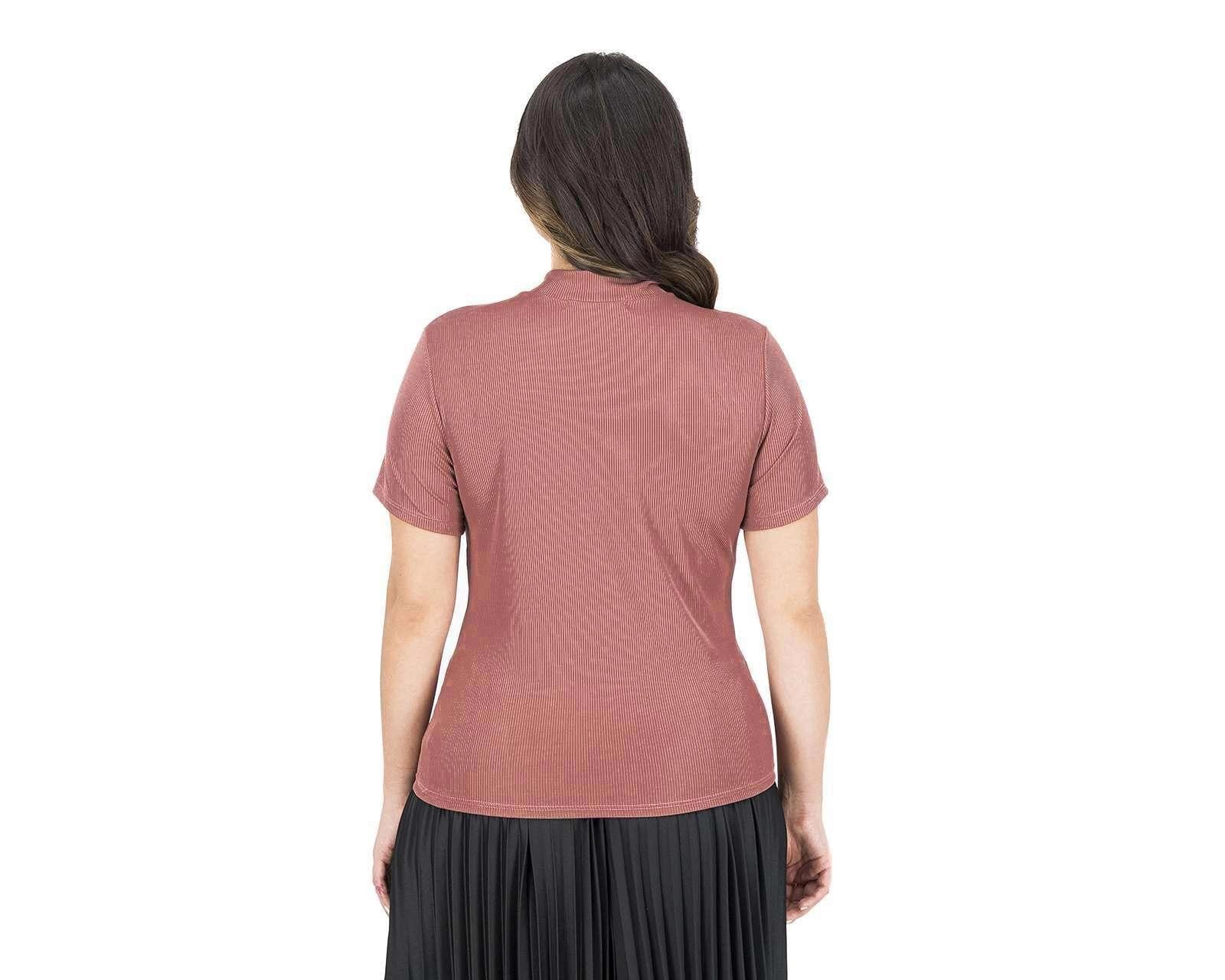 Foto 5 | Foto 5 | Blusa Refill Manga Corta Cuello Alto