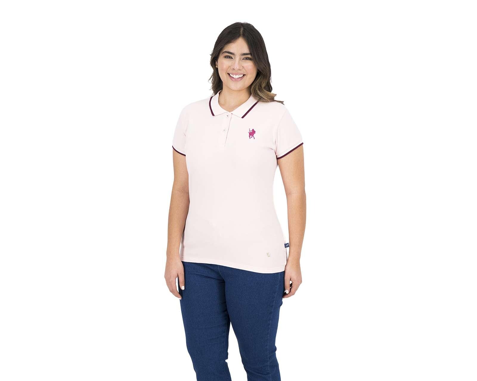 Foto 4 | Foto 4 | Playera Polo AP By American Polo para Mujer Cuello Polo