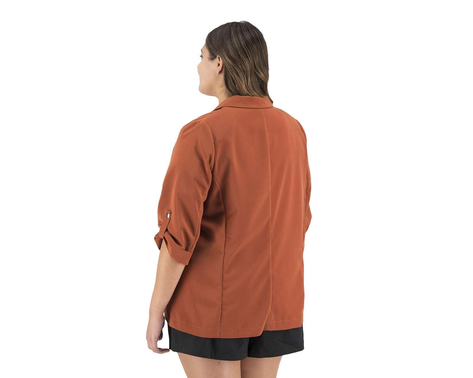 Foto 3 | Foto 3 | Blazer con Solapa Sahara Manga 3/4