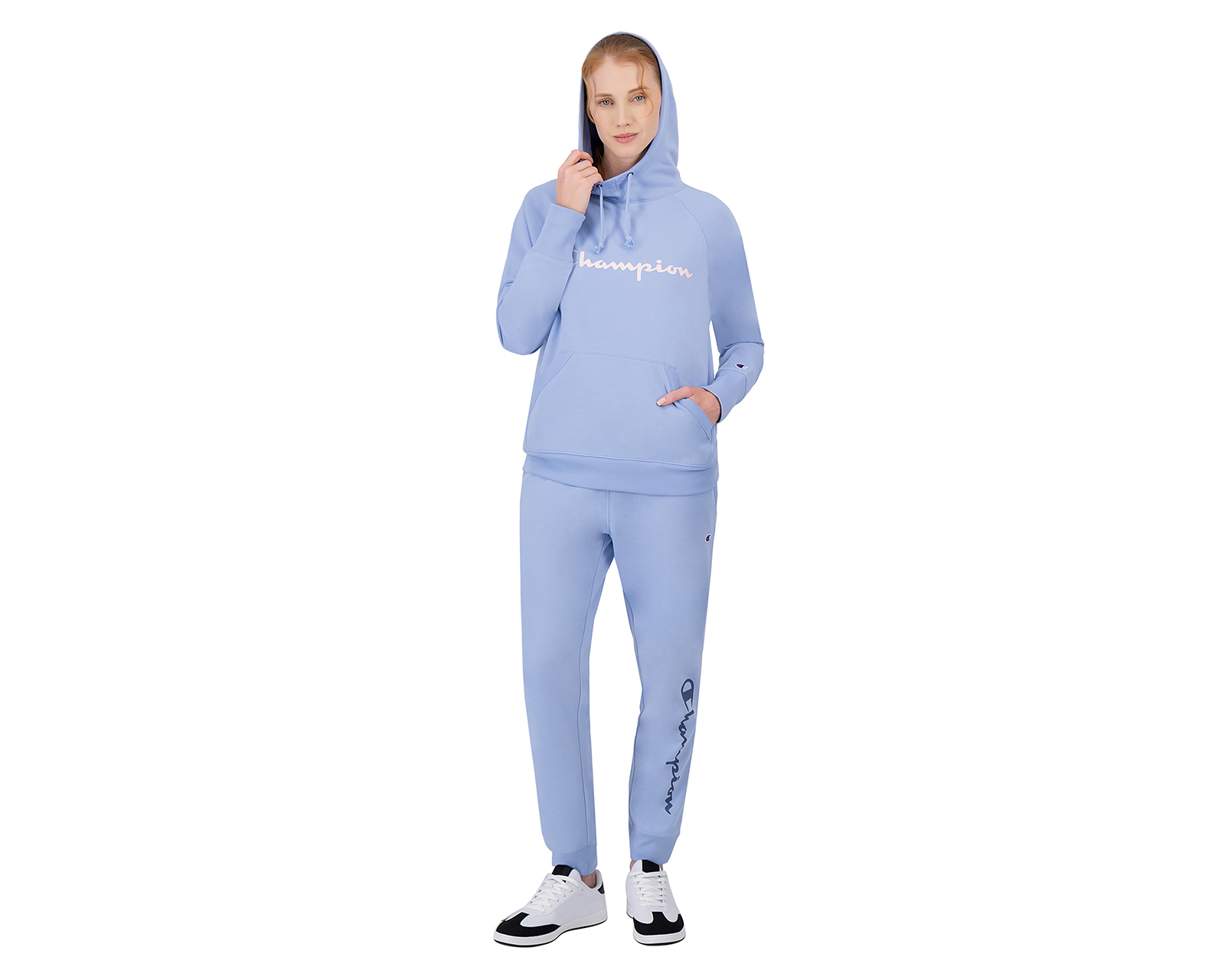 Foto 2 pulgar | Foto 1 | Sudadera con Capucha Champion para Mujer