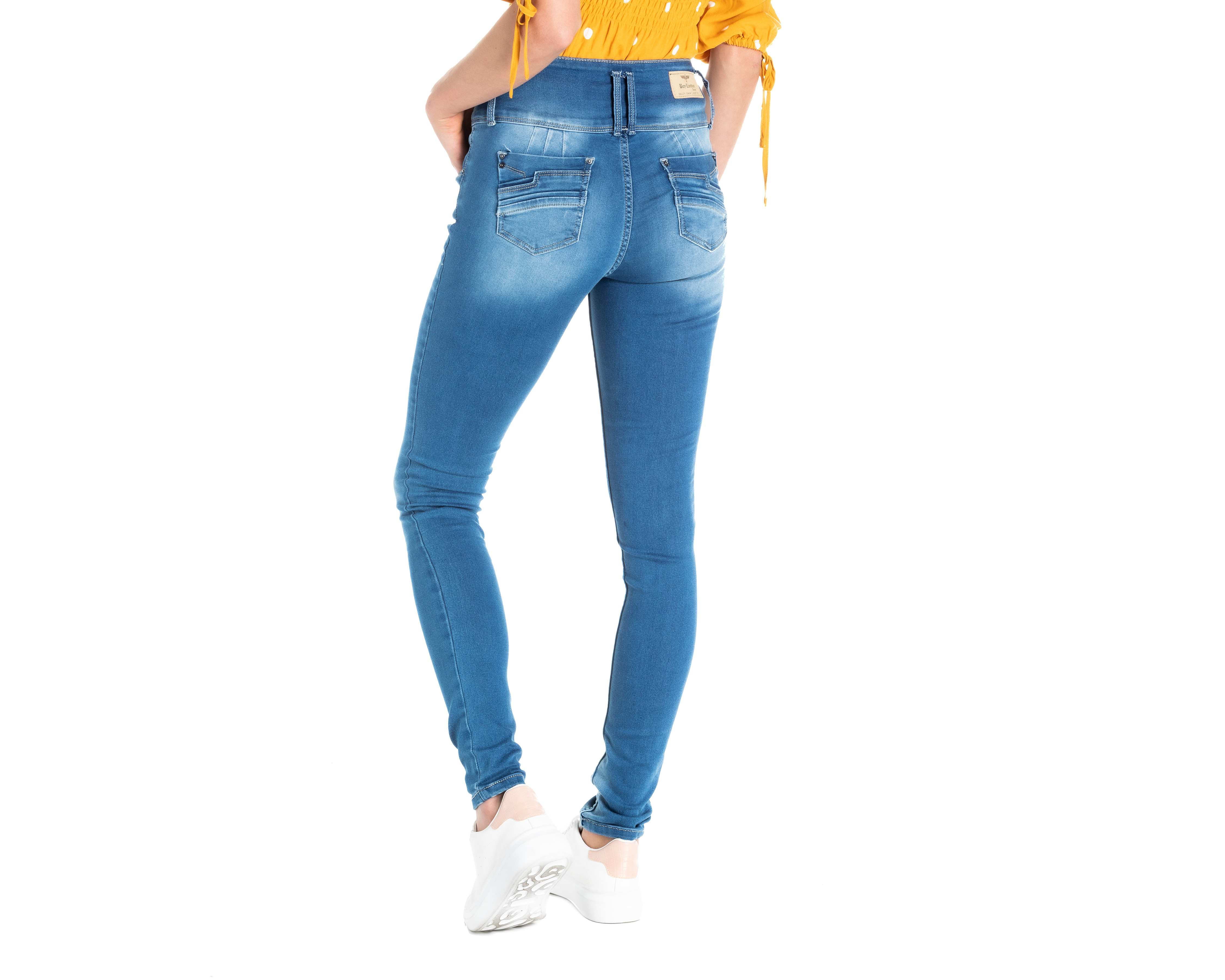 Foto 4 pulgar | Foto 3 | Jeans Skinny Boy London para Mujer
