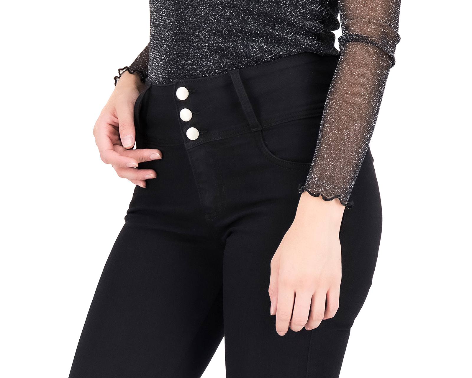 Foto 8 pulgar | Foto 7 | Jeans Skinny Sahara para Mujer