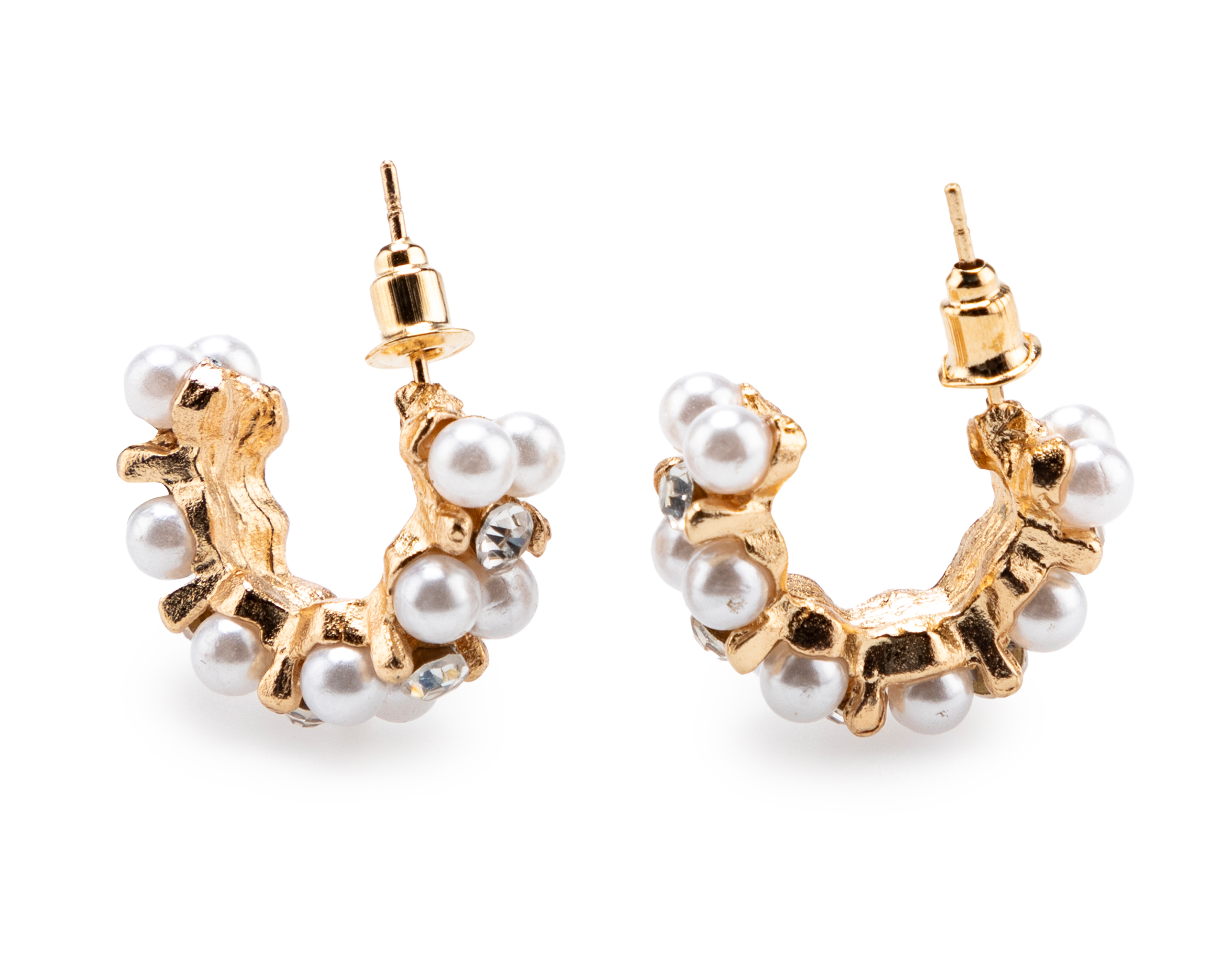 Foto 1 | Foto 1 | Arracadas y Aretes Sahara Dorados 6 Pares