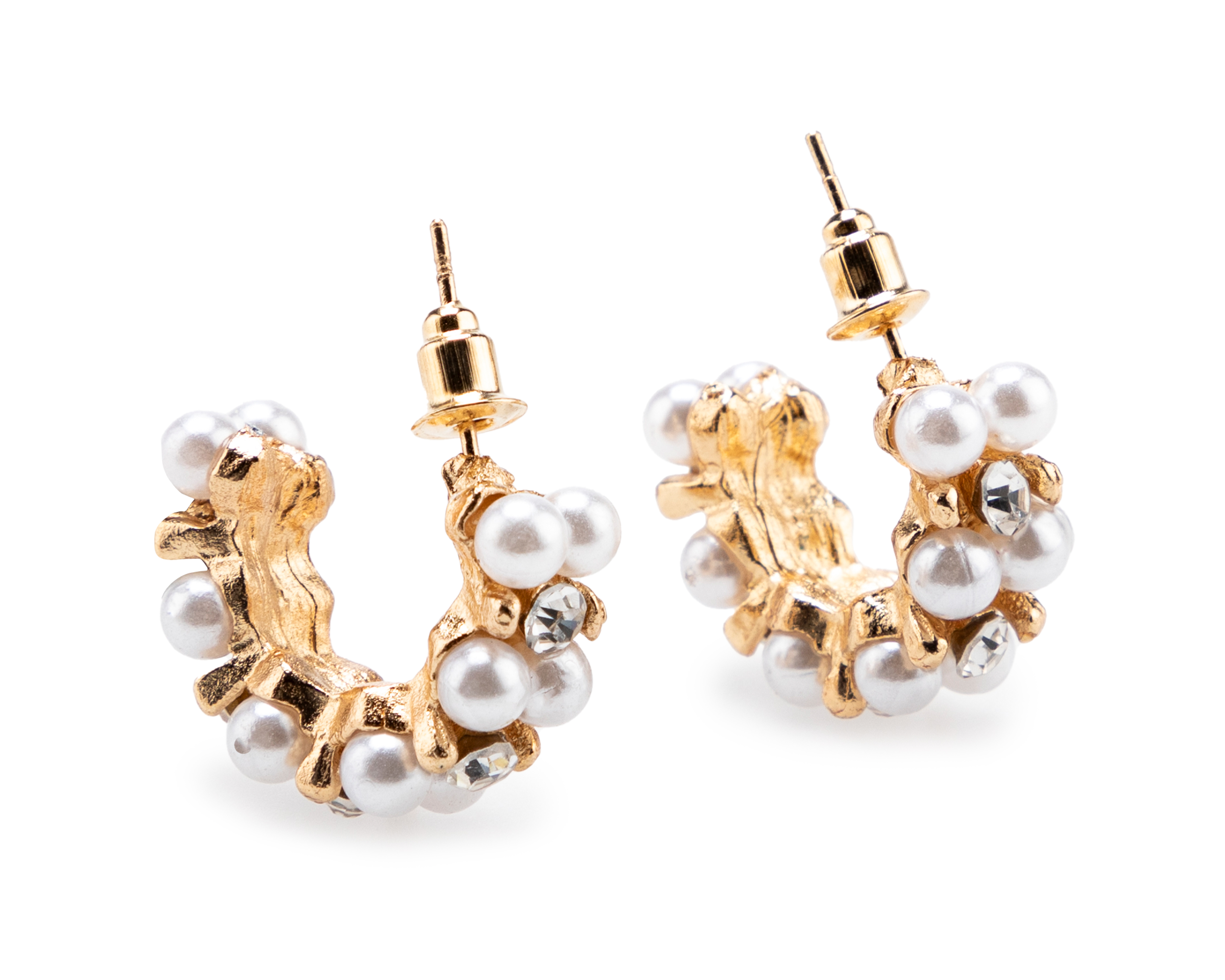 Foto 3 pulgar | Foto 2 | Arracadas y Aretes Sahara Dorados 6 Pares