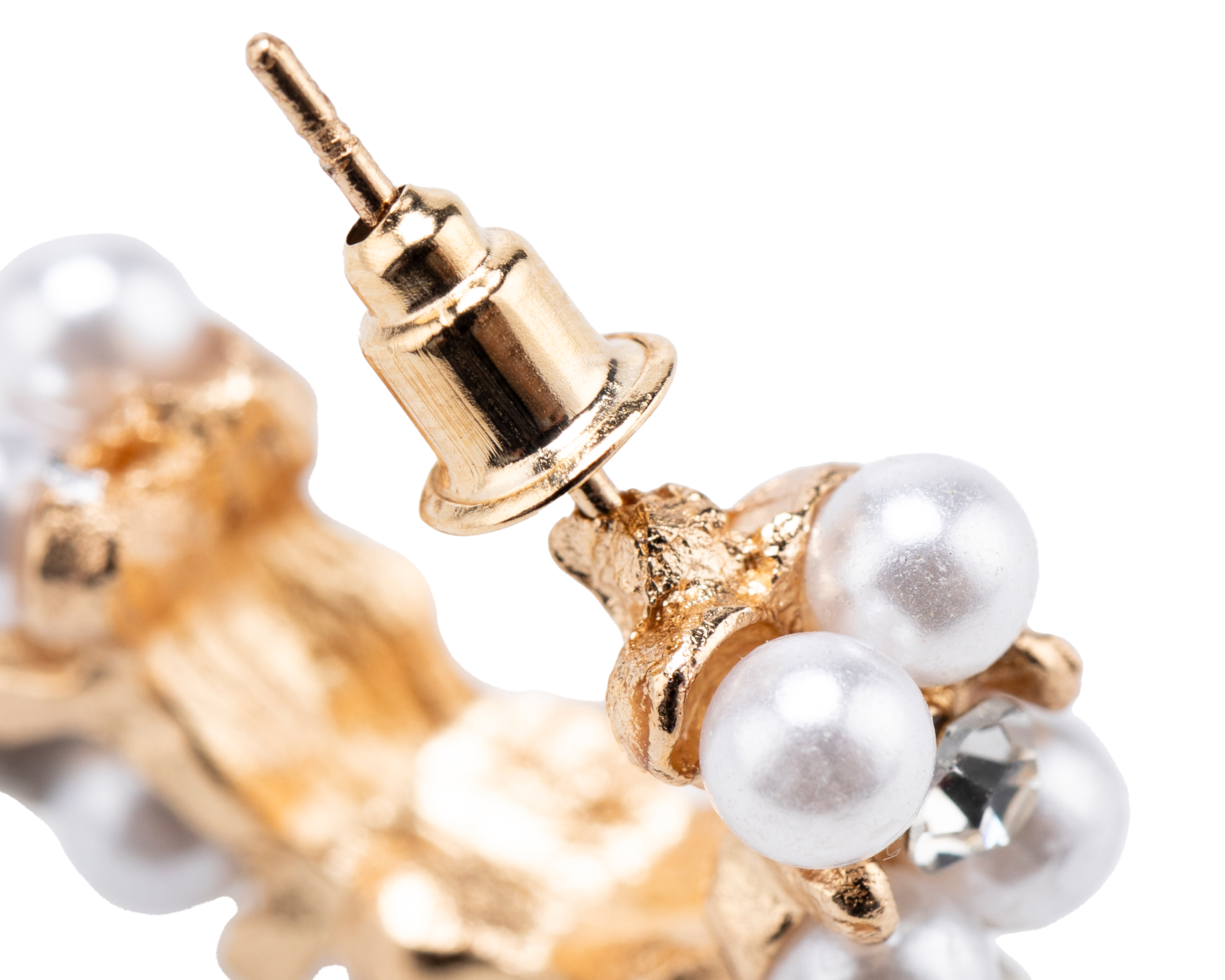 Foto 4 pulgar | Foto 3 | Arracadas y Aretes Sahara Dorados 6 Pares