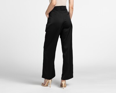 Foto 3 | Foto 3 | Pantalón Ancho Jennifer Lopez Negro para Mujer