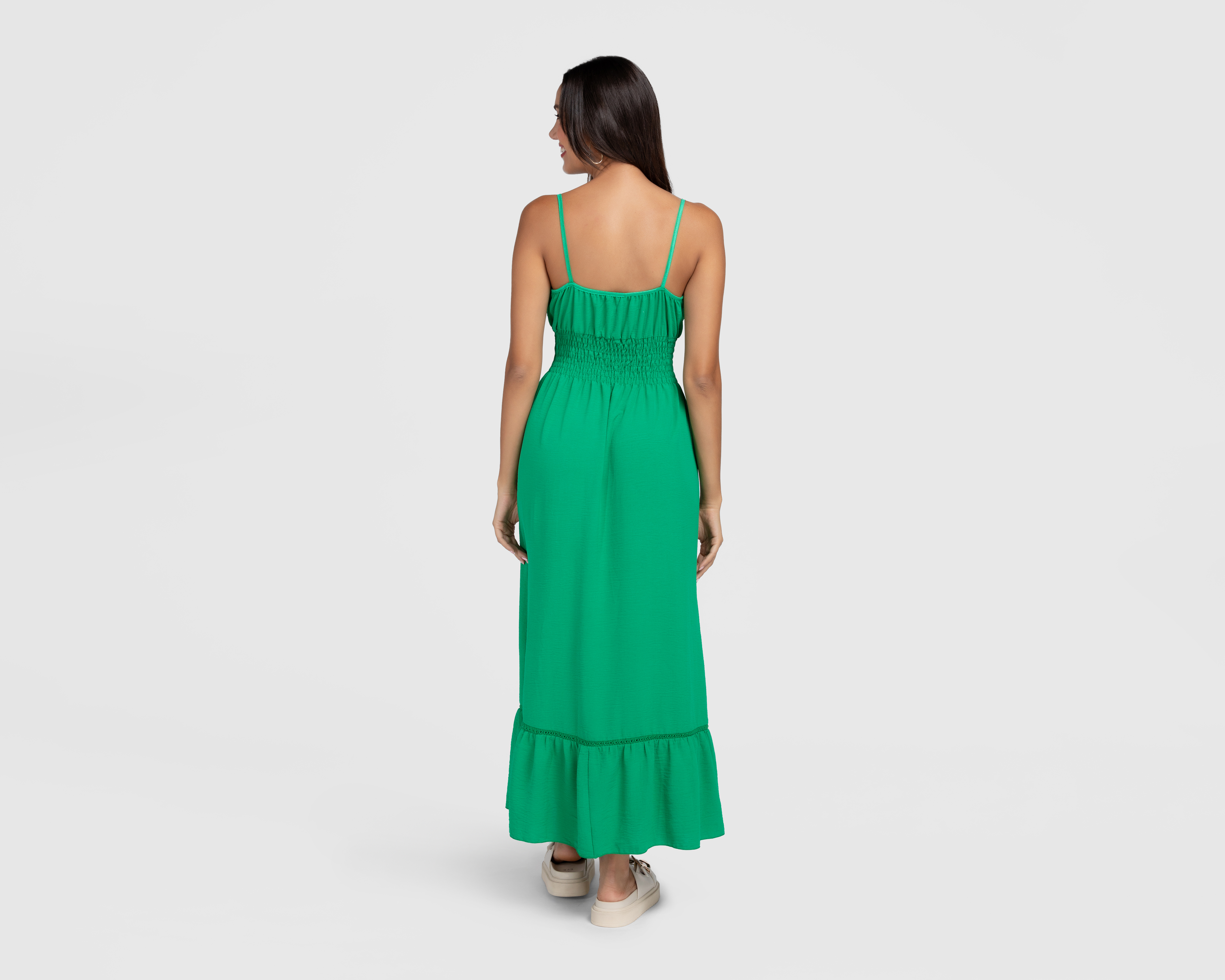 Foto 3 | Foto 3 | Vestido Casual Sahara sin Mangas Verde