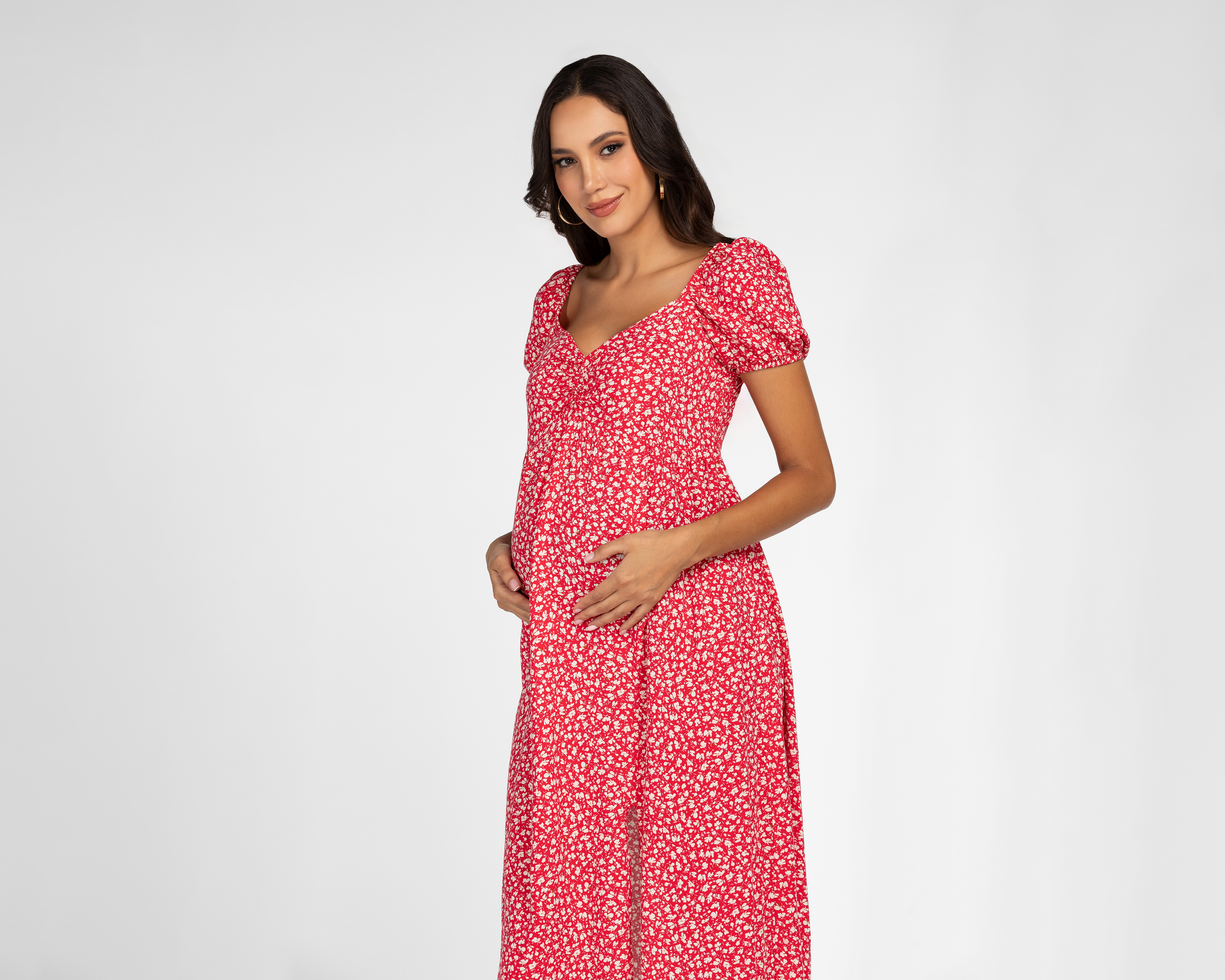 Foto 4 | Foto 4 | Vestido de Maternidad Mamá Bella Manga Corta