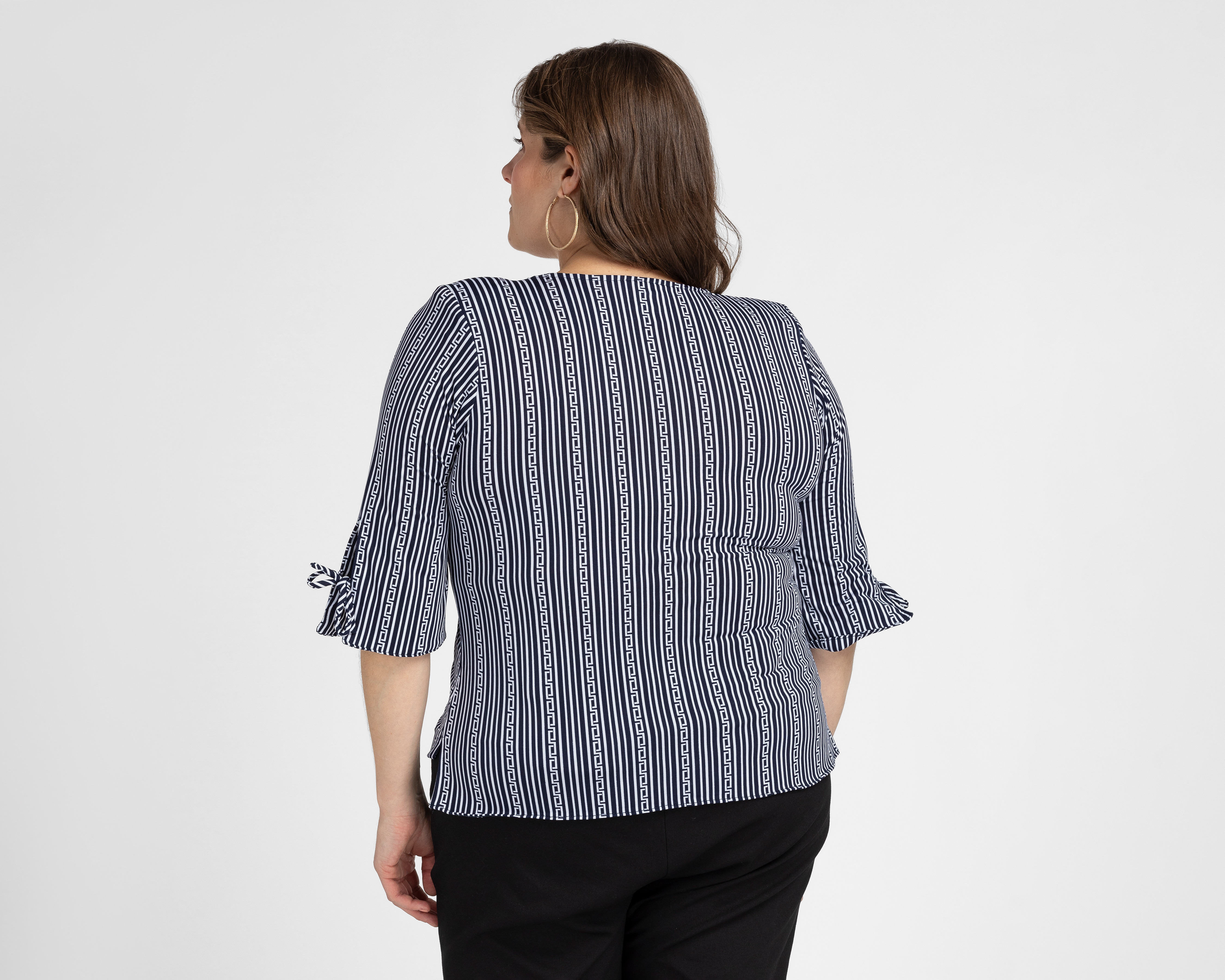 Foto 7 pulgar | Foto 6 | Blusa Paloma a Rayas para Mujer