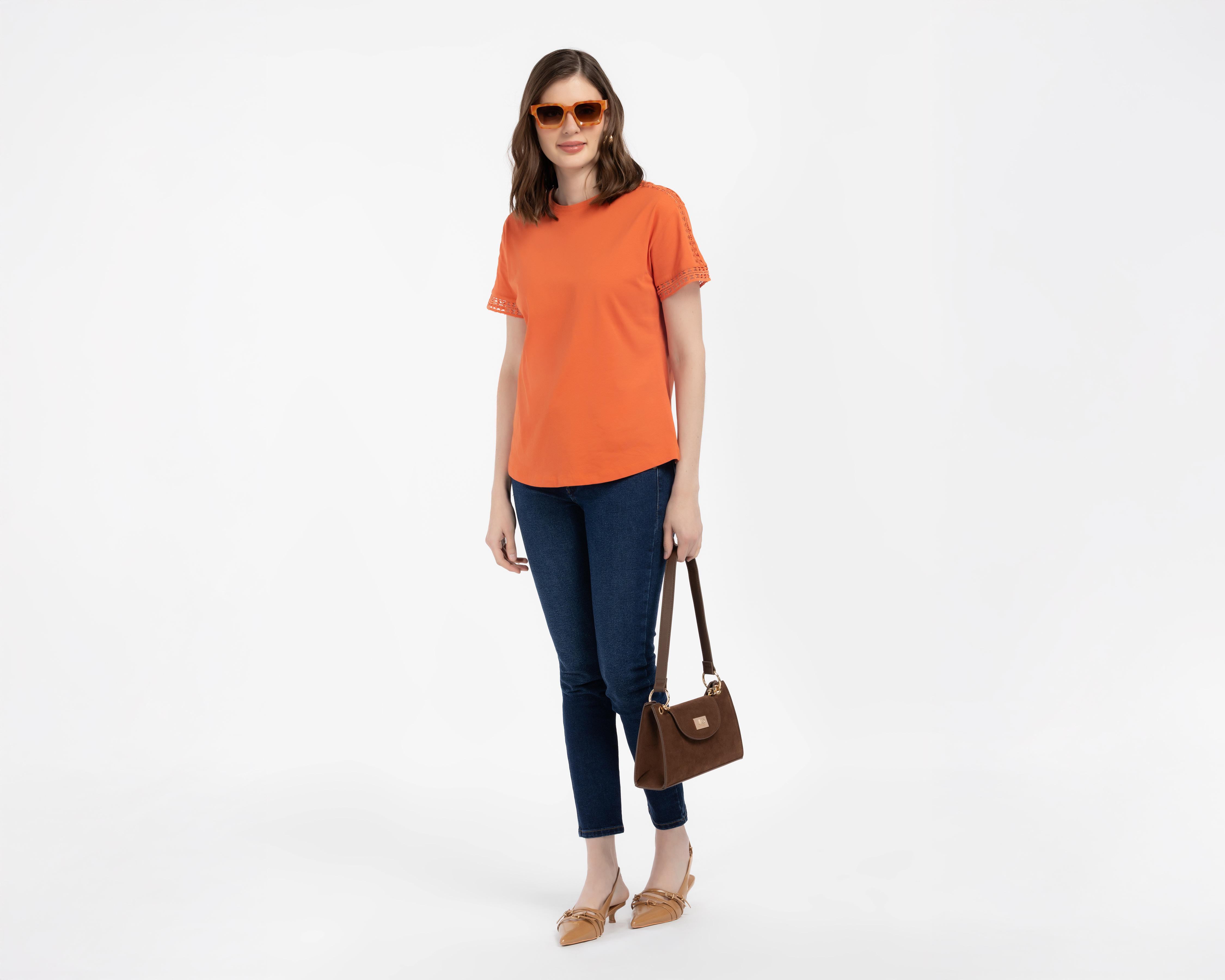 Foto 3 pulgar | Foto 2 | Playera Manga Corta Lady Sun para Mujer