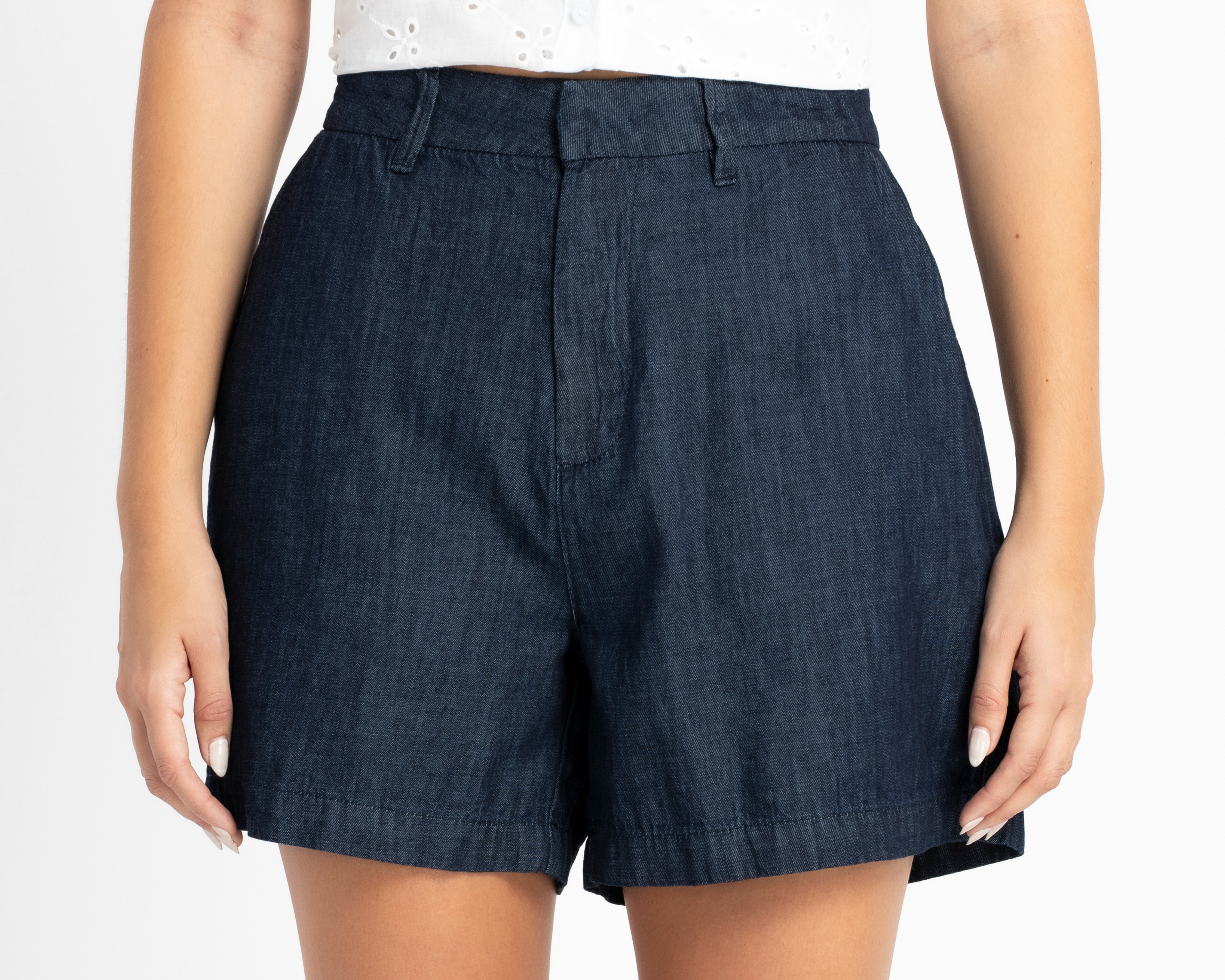 Foto 5 pulgar | Foto 4 | Short Sahara Azul para Mujer