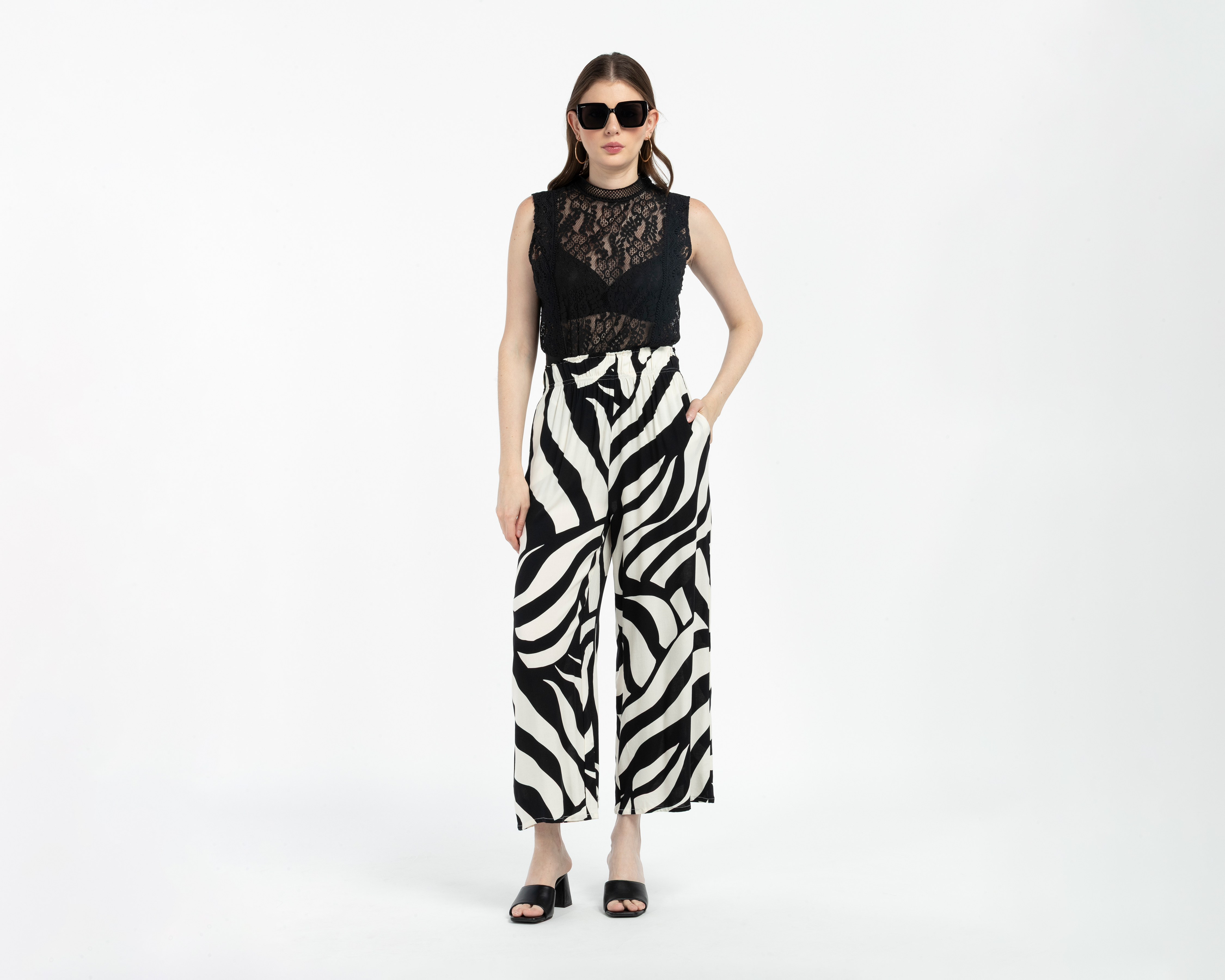 Foto 2 | Foto 2 | Pantalón Ancho Lady Sun Estampado para Mujer