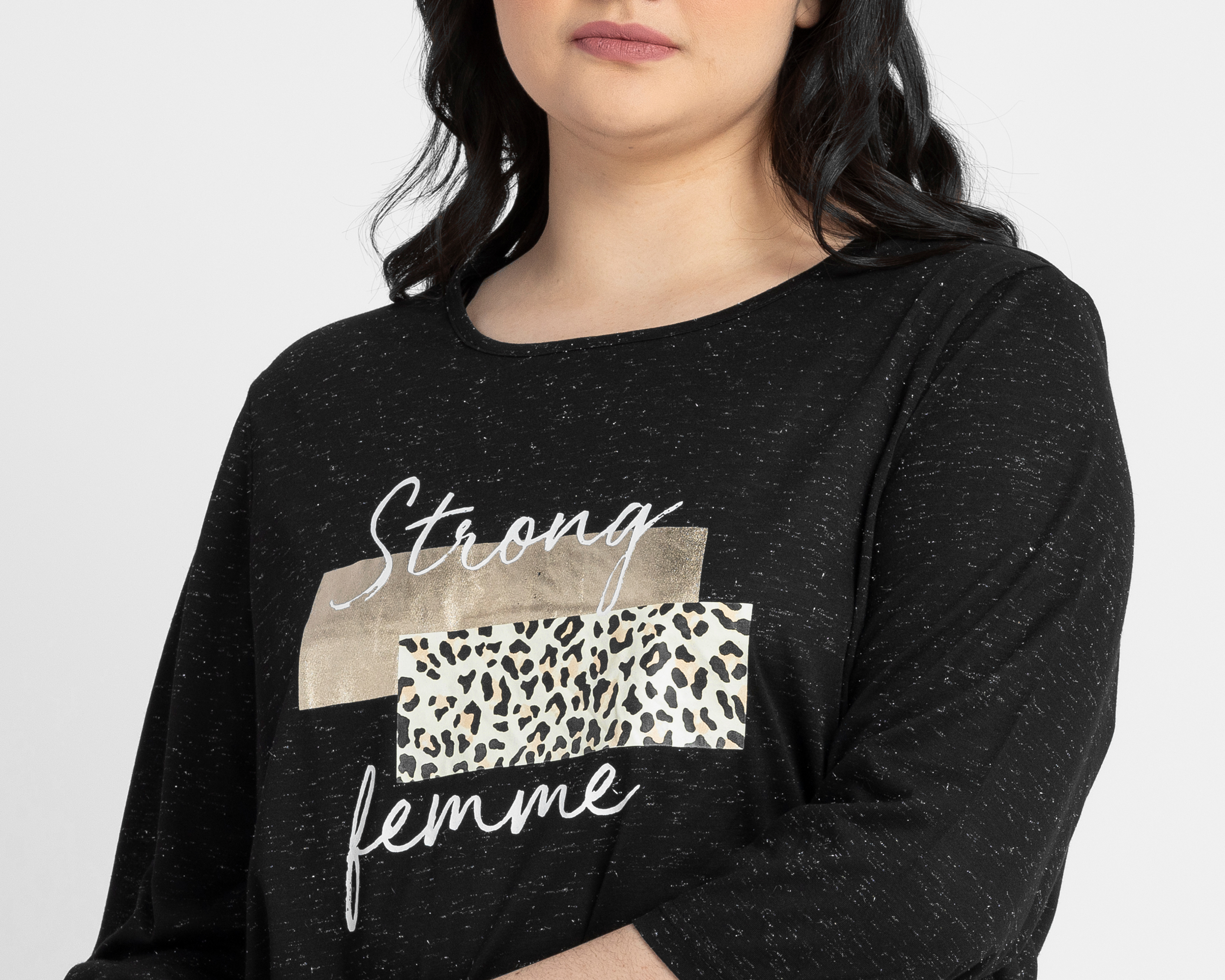 Foto 5 pulgar | Foto 4 | Playera Cuello Redondo Sahara para Mujer