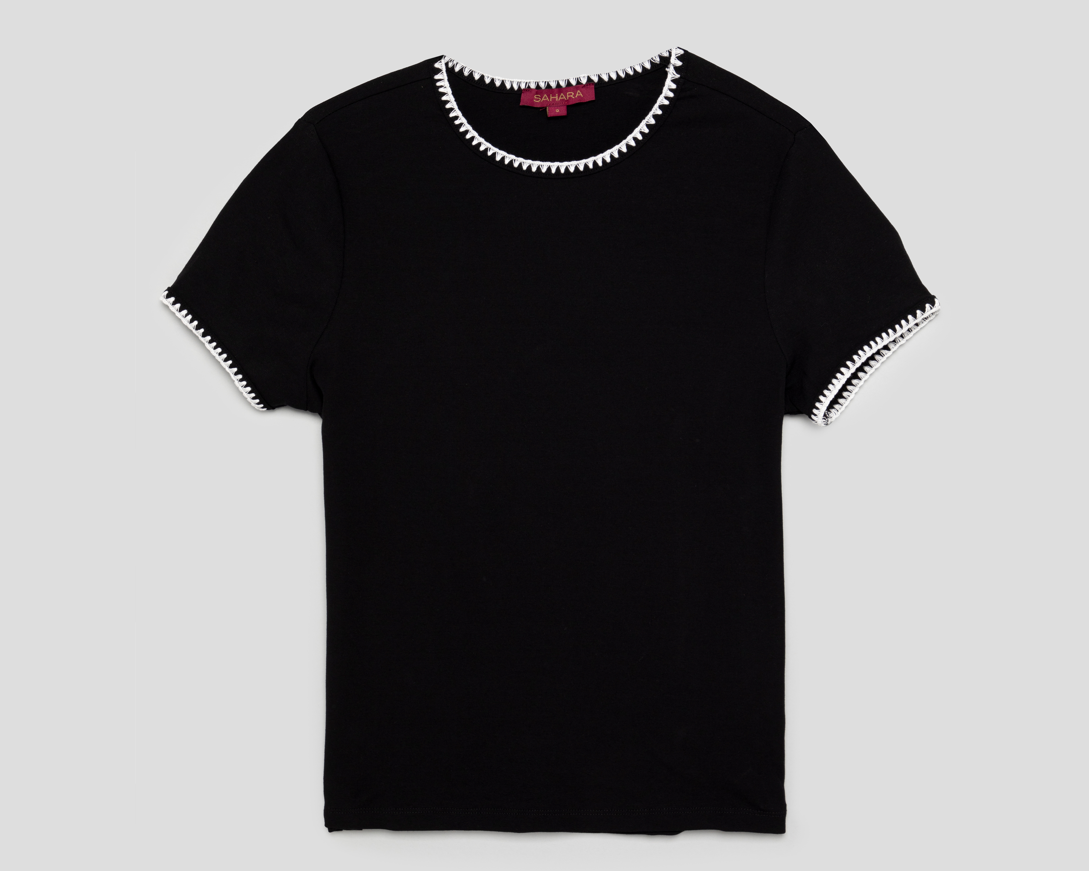 Playera Negra Sahara para Mujer