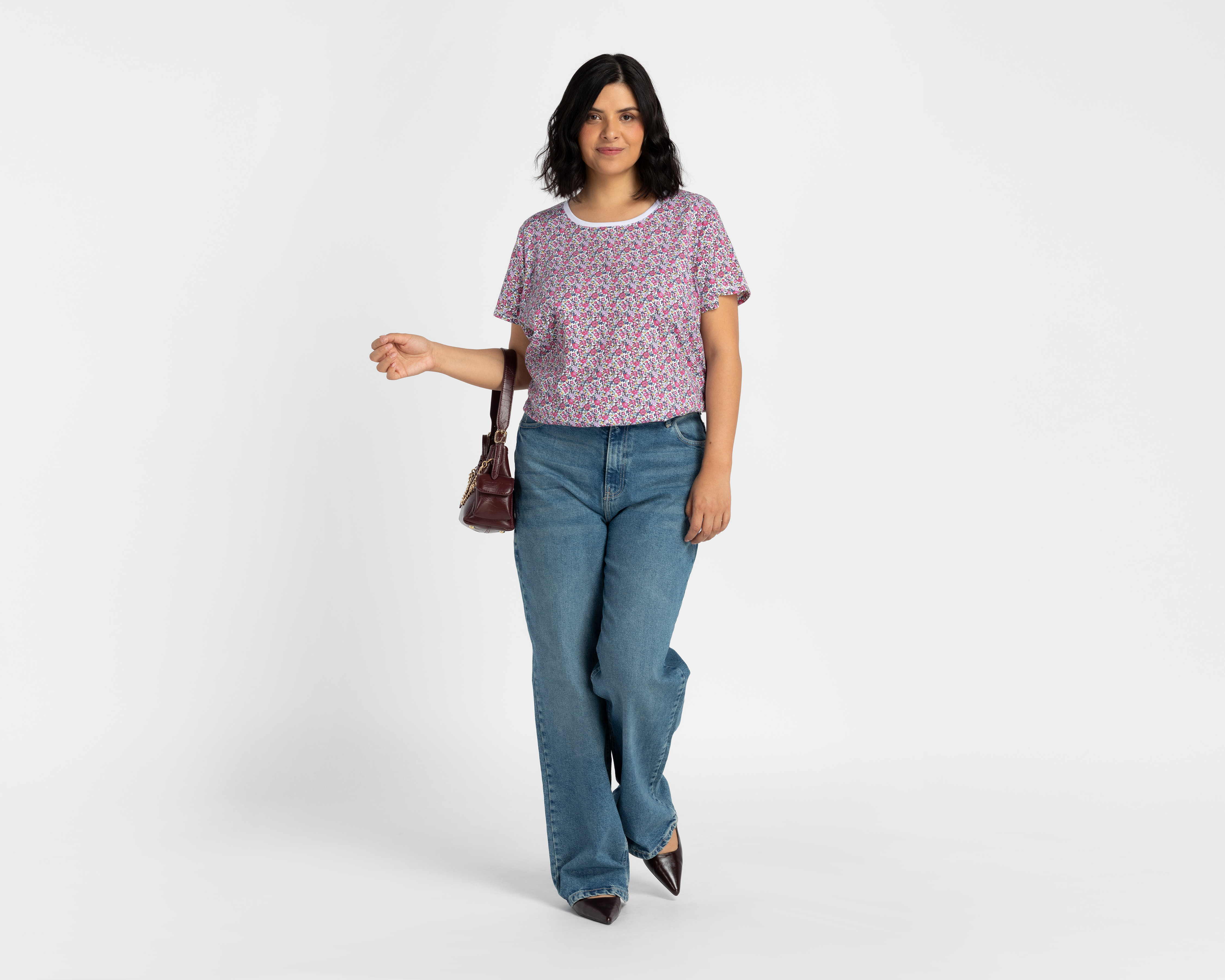 Foto 5 | Foto 5 | Playera Floral Lady Sun para Mujer