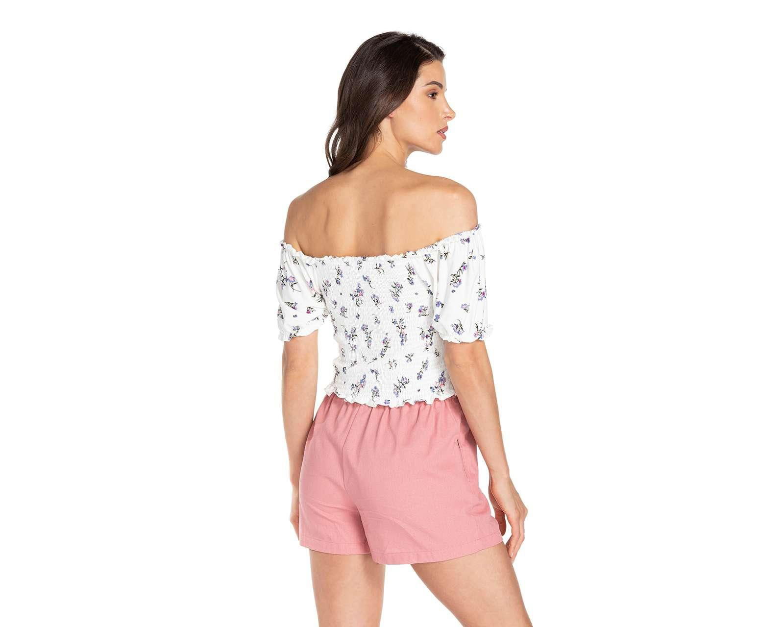 Foto 3 | Foto 3 | Blusa 18 Forever Manga Corta con Flores